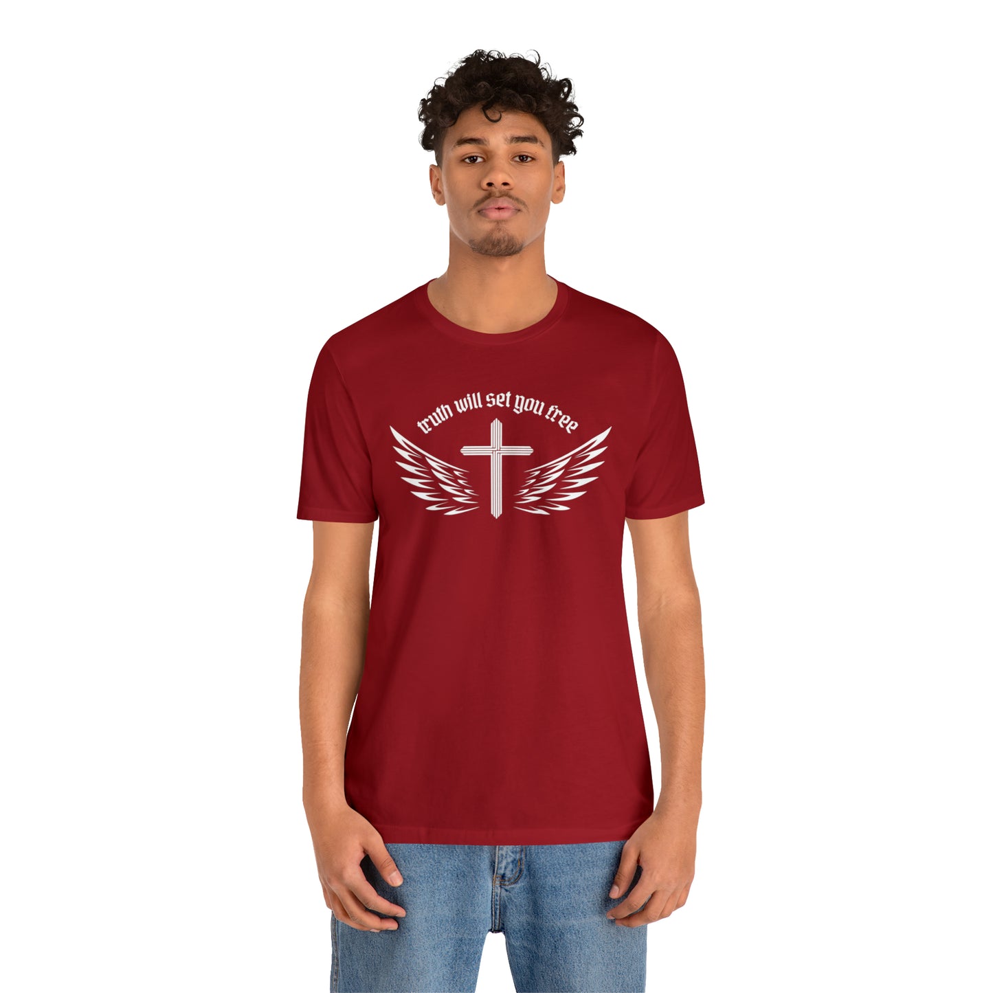 Truth Will Set You Free Cross Wings Shirt