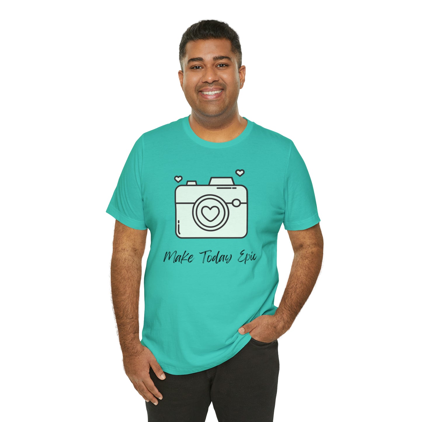 Make Today Epic Heart Camera Shirt