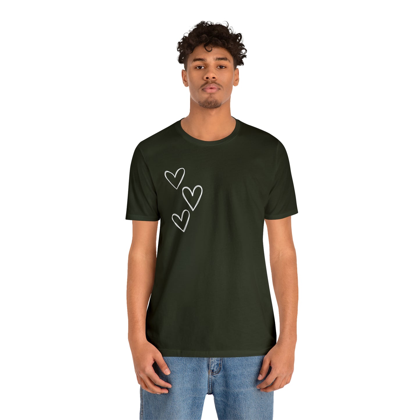 3 Hearts Simple Shirt