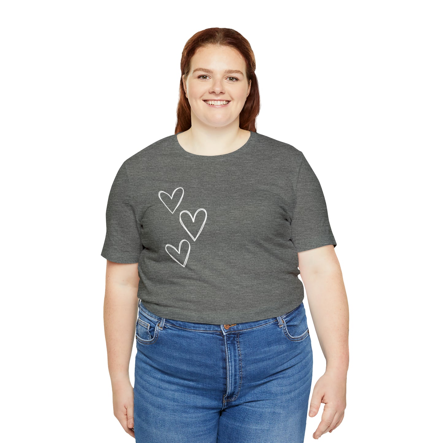 3 Hearts Simple Shirt