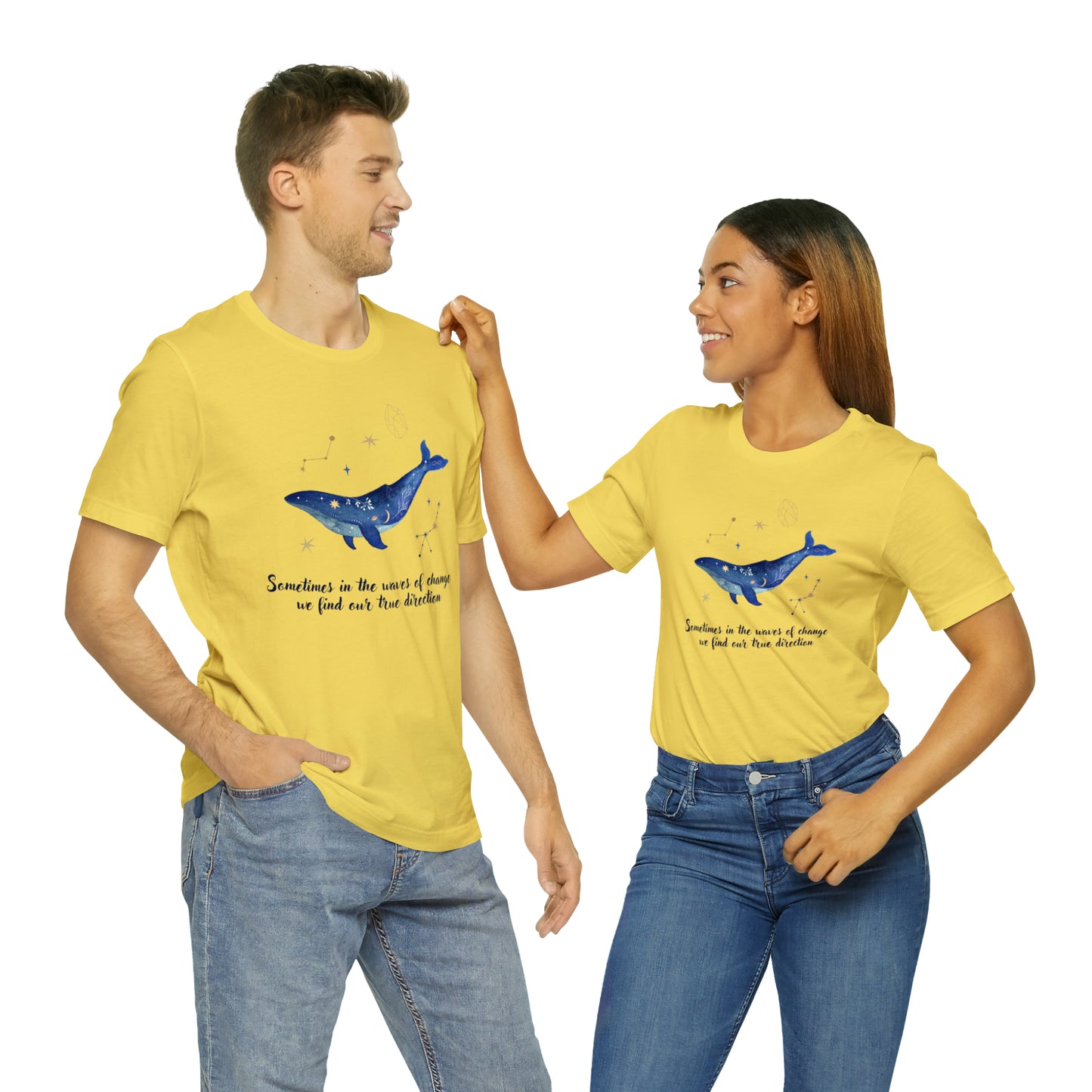 Sometimes In The Waves Of Change, We Find Our True Direction Whale Motivational Shirt