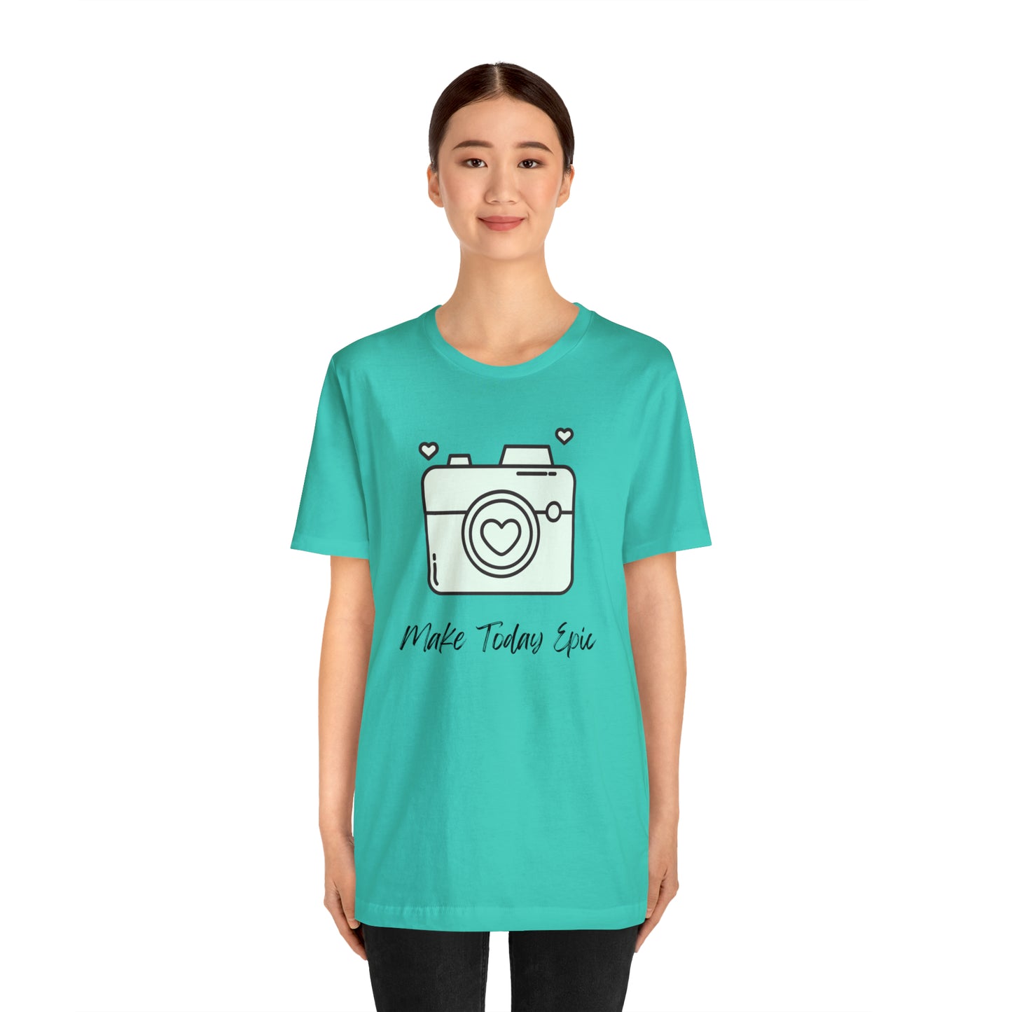 Make Today Epic Heart Camera Shirt