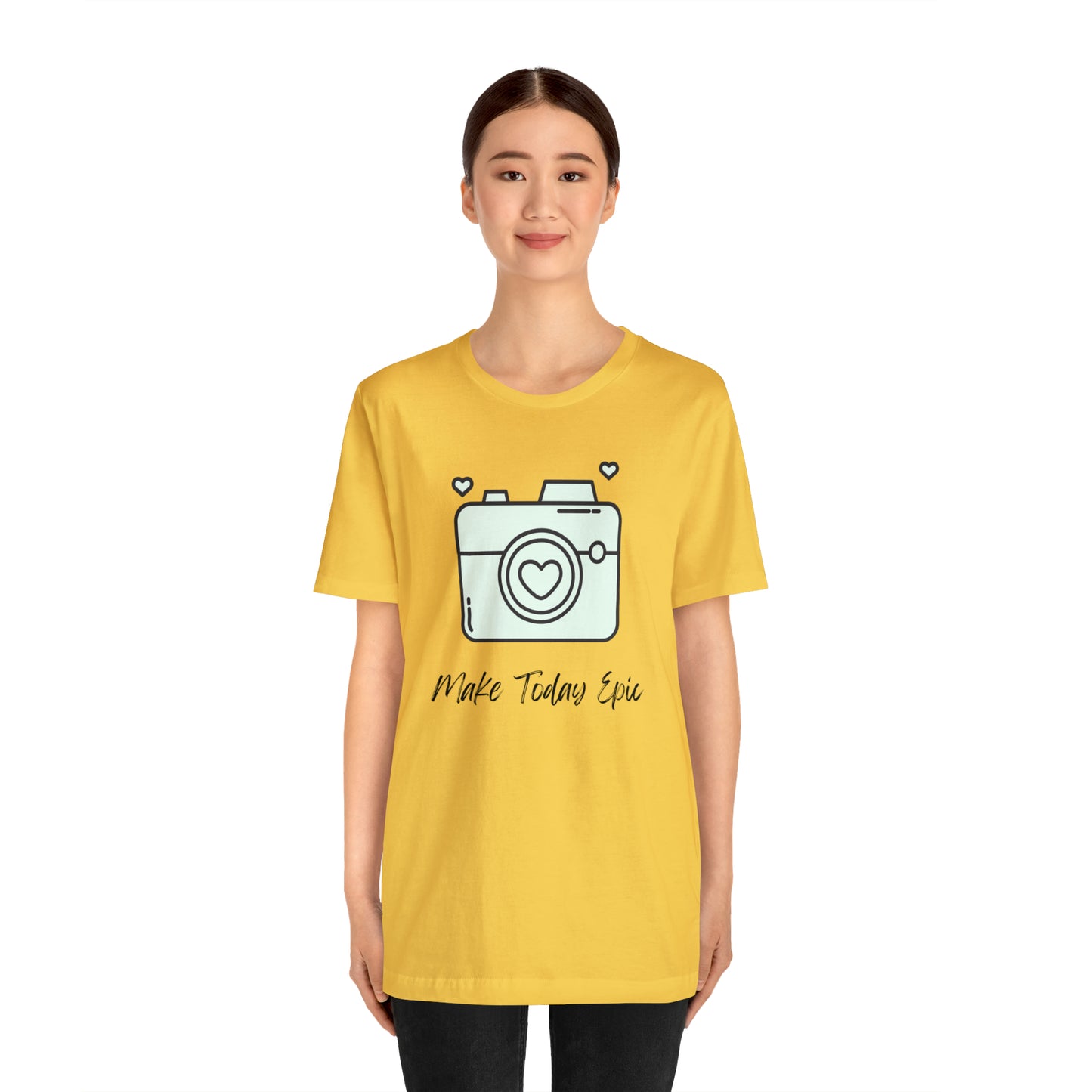 Make Today Epic Heart Camera Shirt