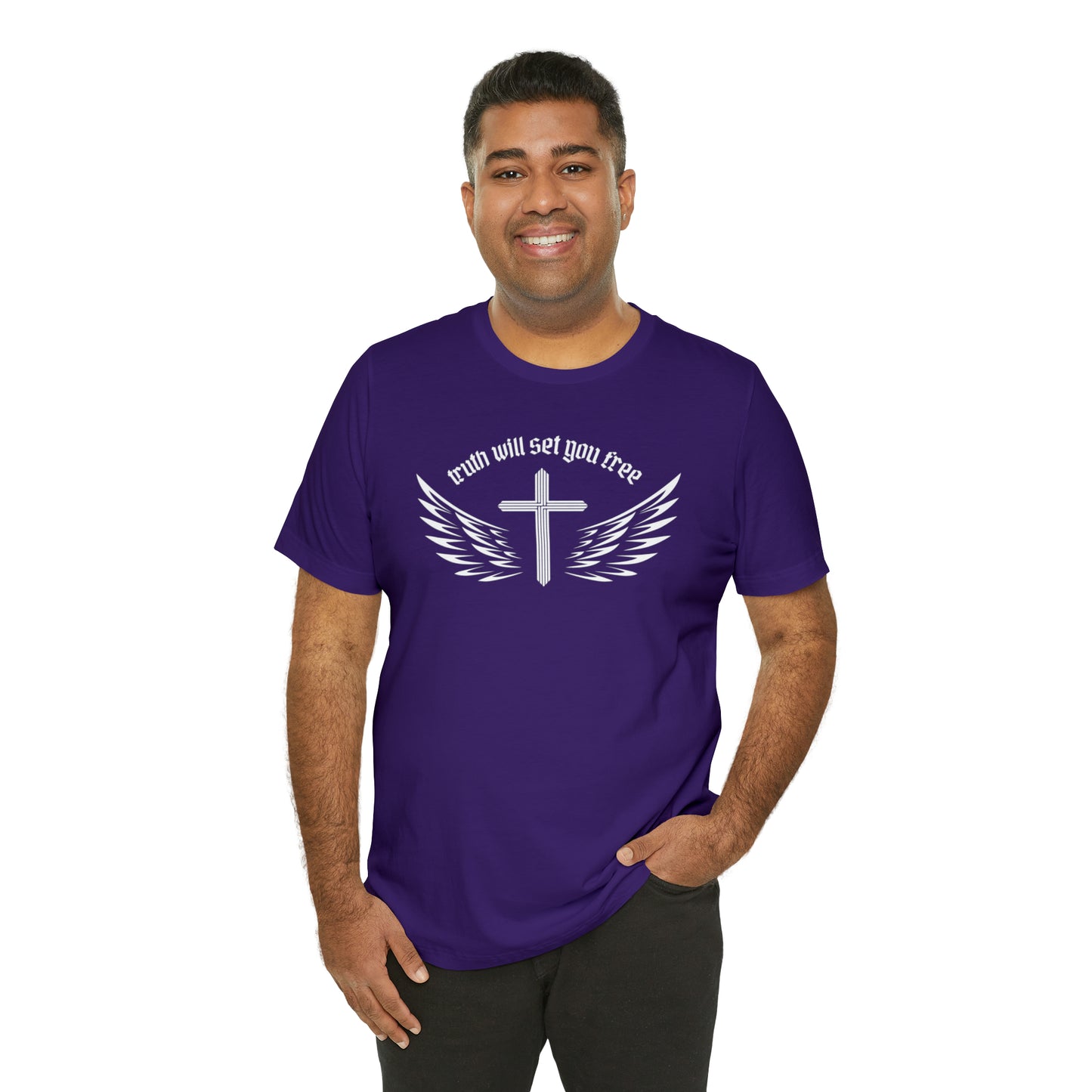 Truth Will Set You Free Cross Wings Shirt