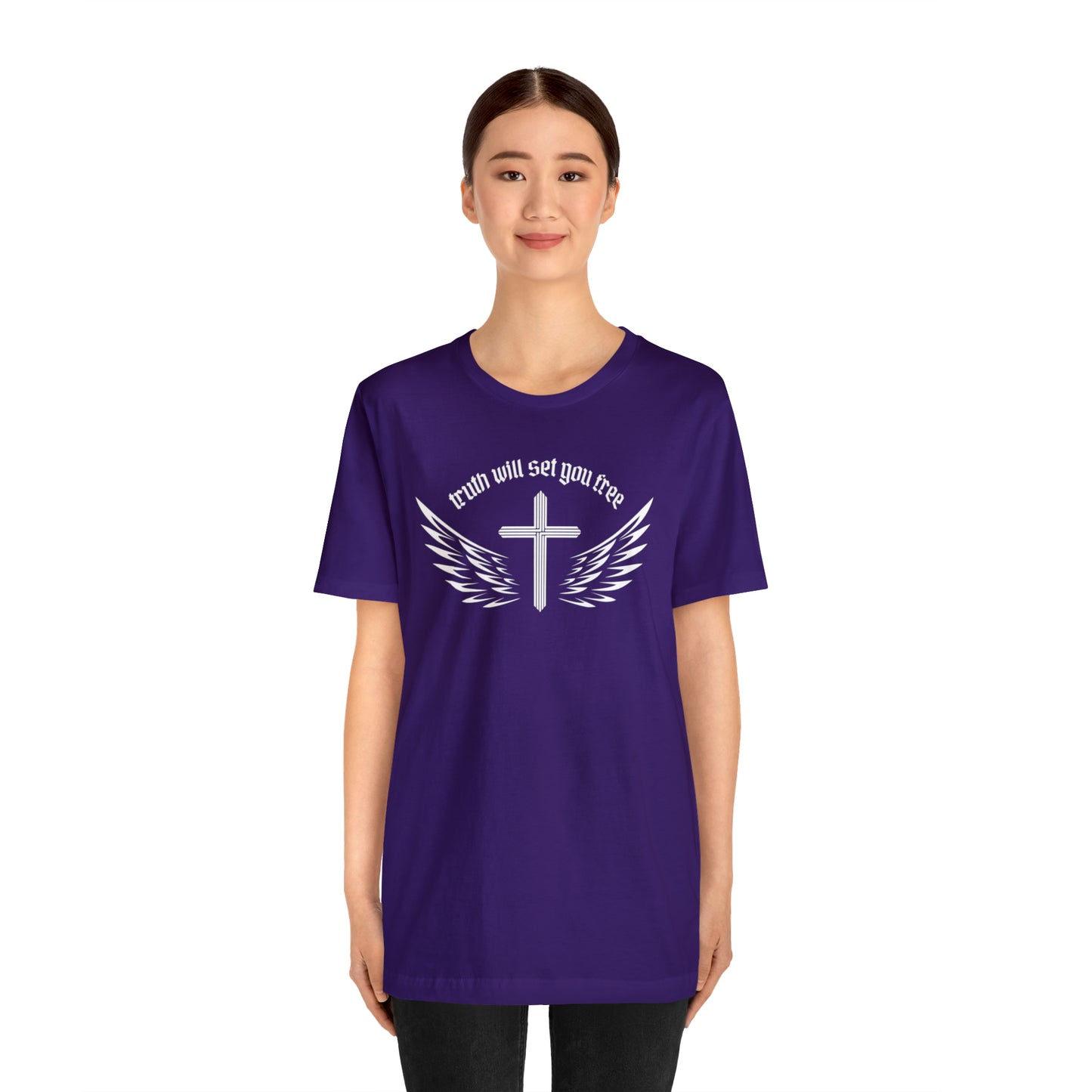 Truth Will Set You Free Cross Wings Shirt