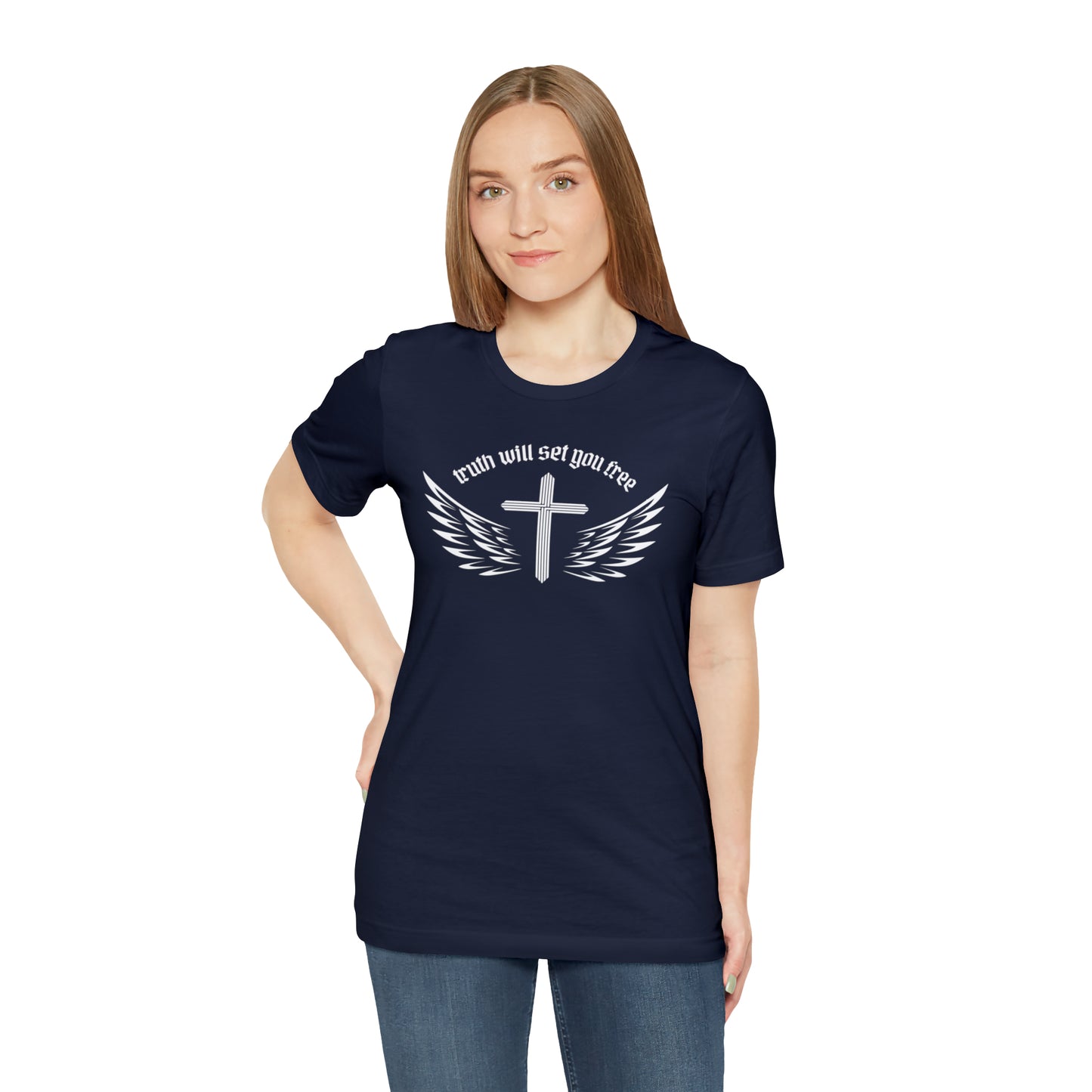 Truth Will Set You Free Cross Wings Shirt