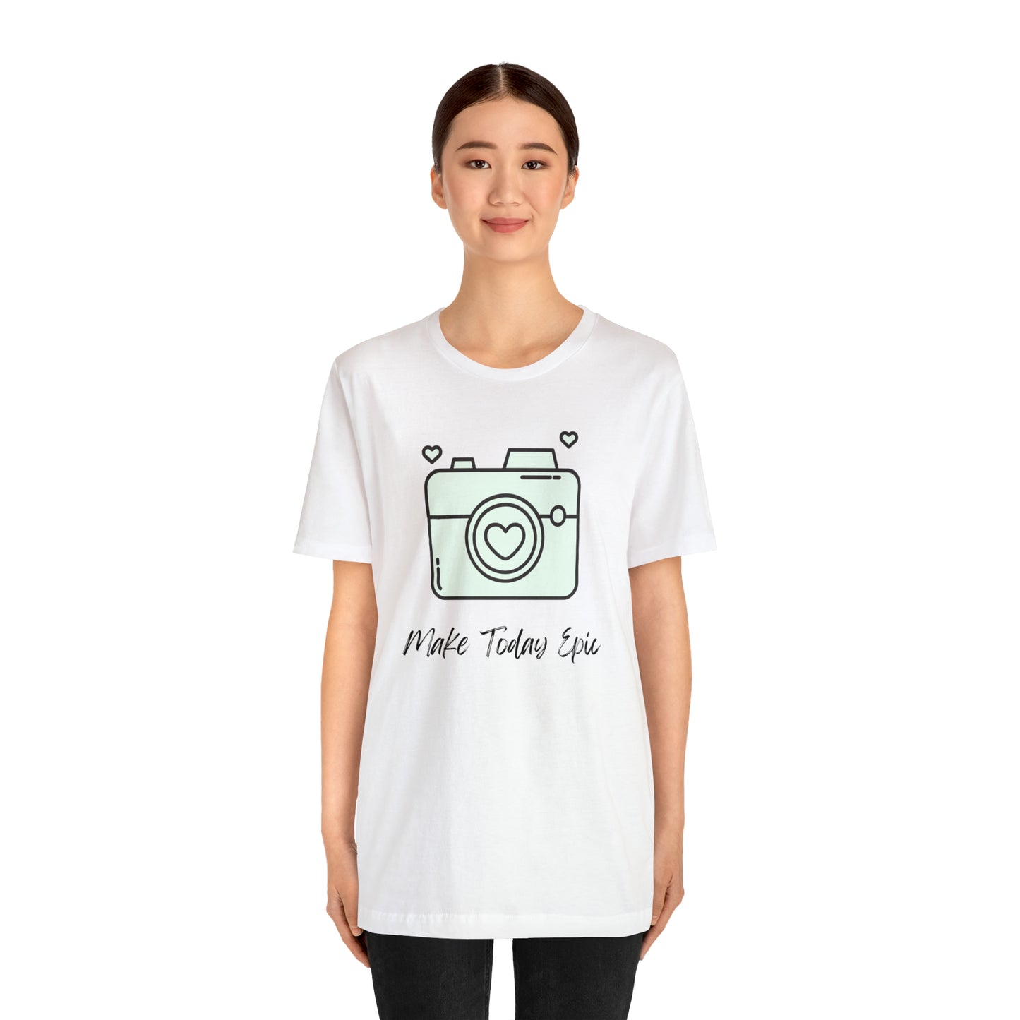 Make Today Epic Heart Camera Shirt