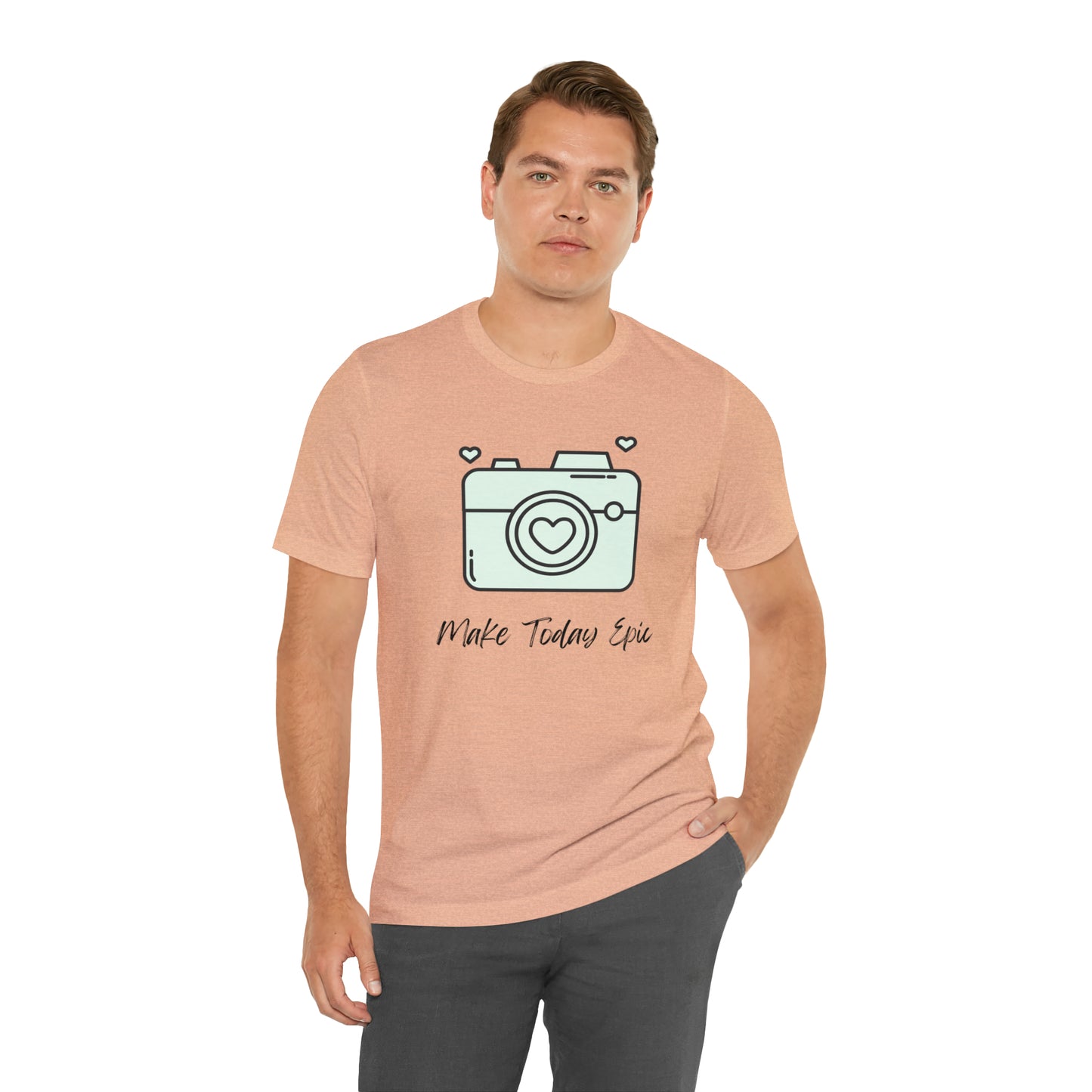 Make Today Epic Heart Camera Shirt