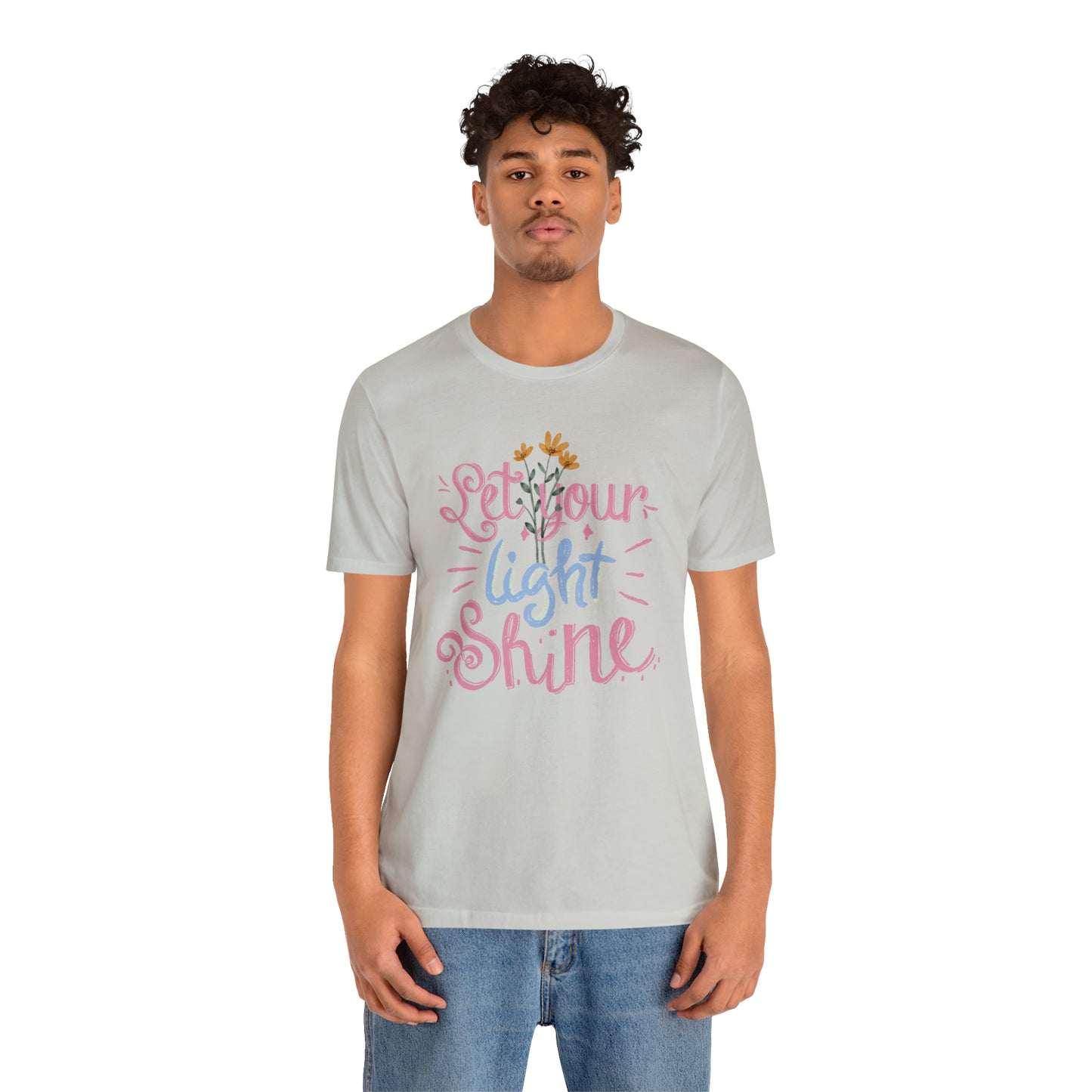 Let Your Light Shine Flower Shirt