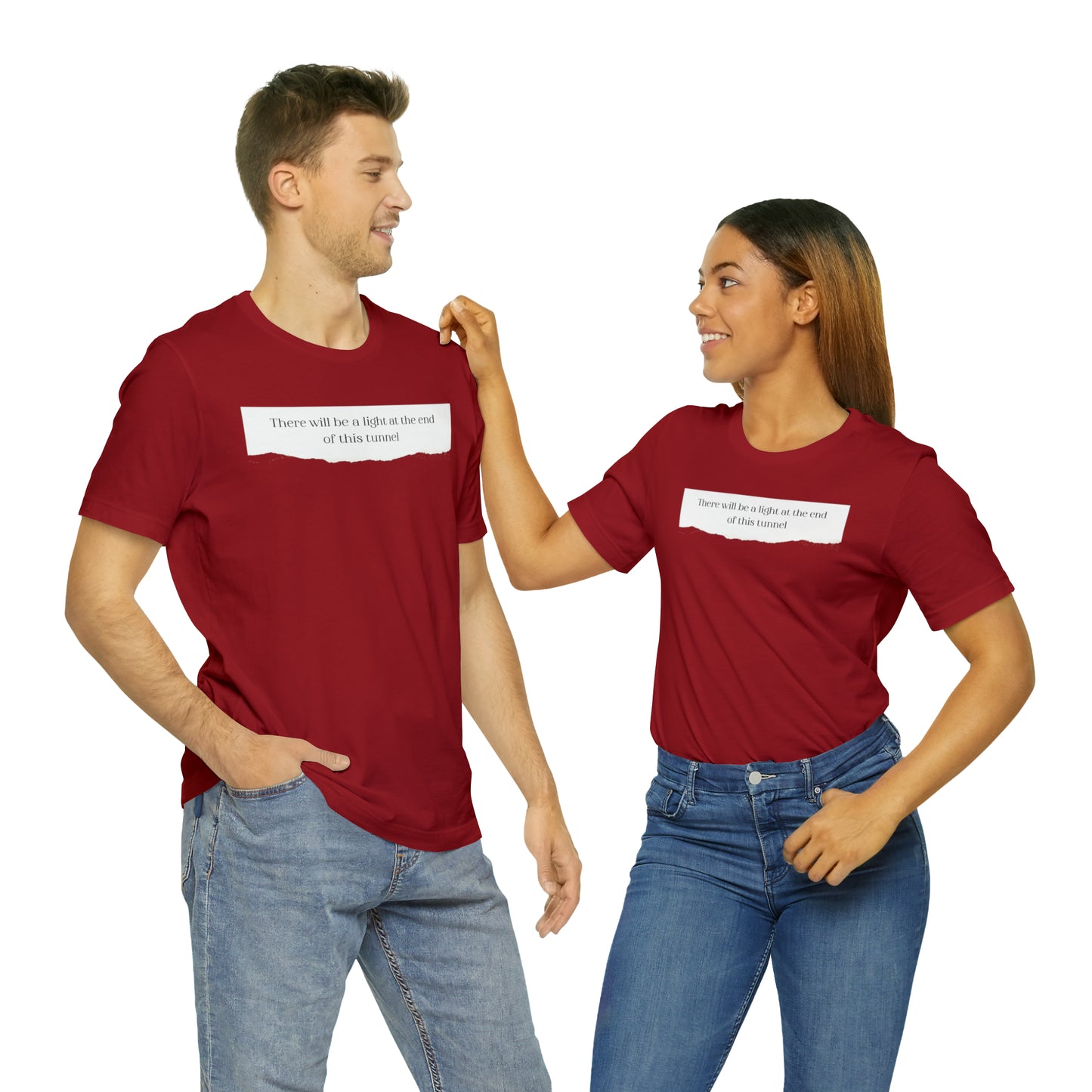 There Will Be A Light At The End Of This Tunnel Motivational Shirt