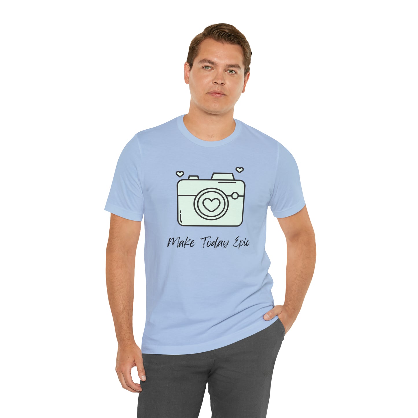 Make Today Epic Heart Camera Shirt