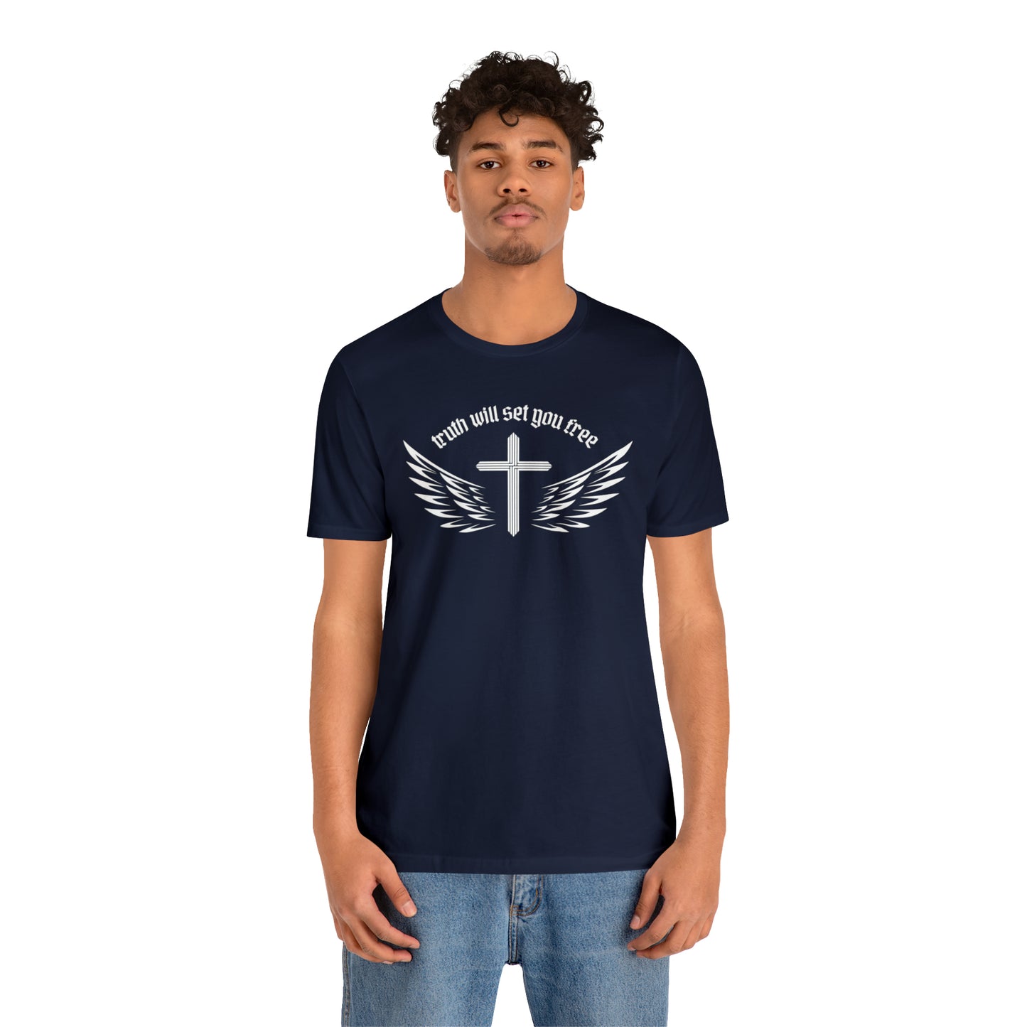 Truth Will Set You Free Cross Wings Shirt