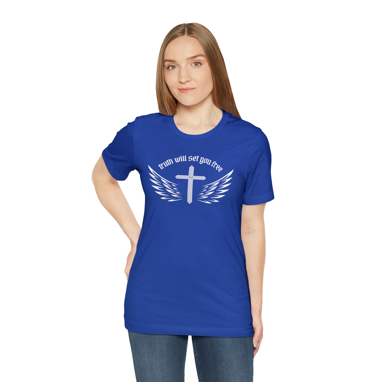 Truth Will Set You Free Cross Wings Shirt