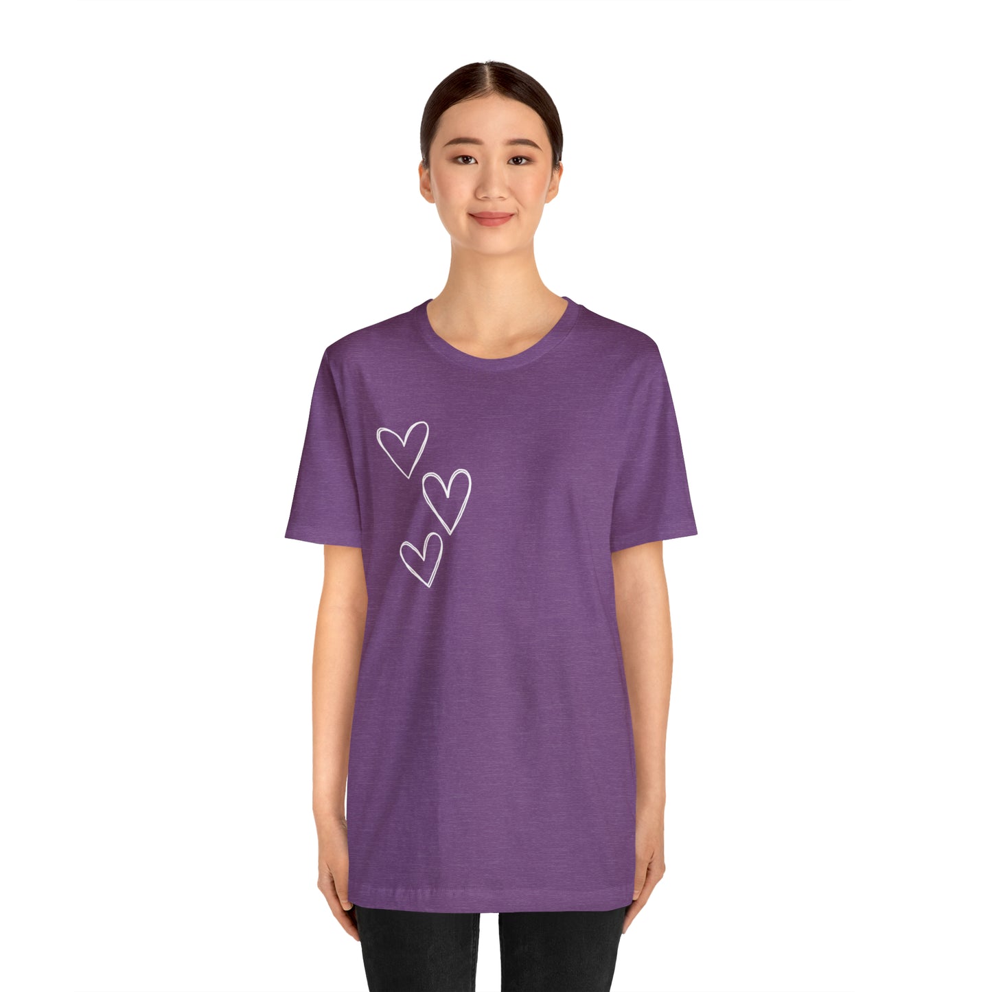 3 Hearts Simple Shirt