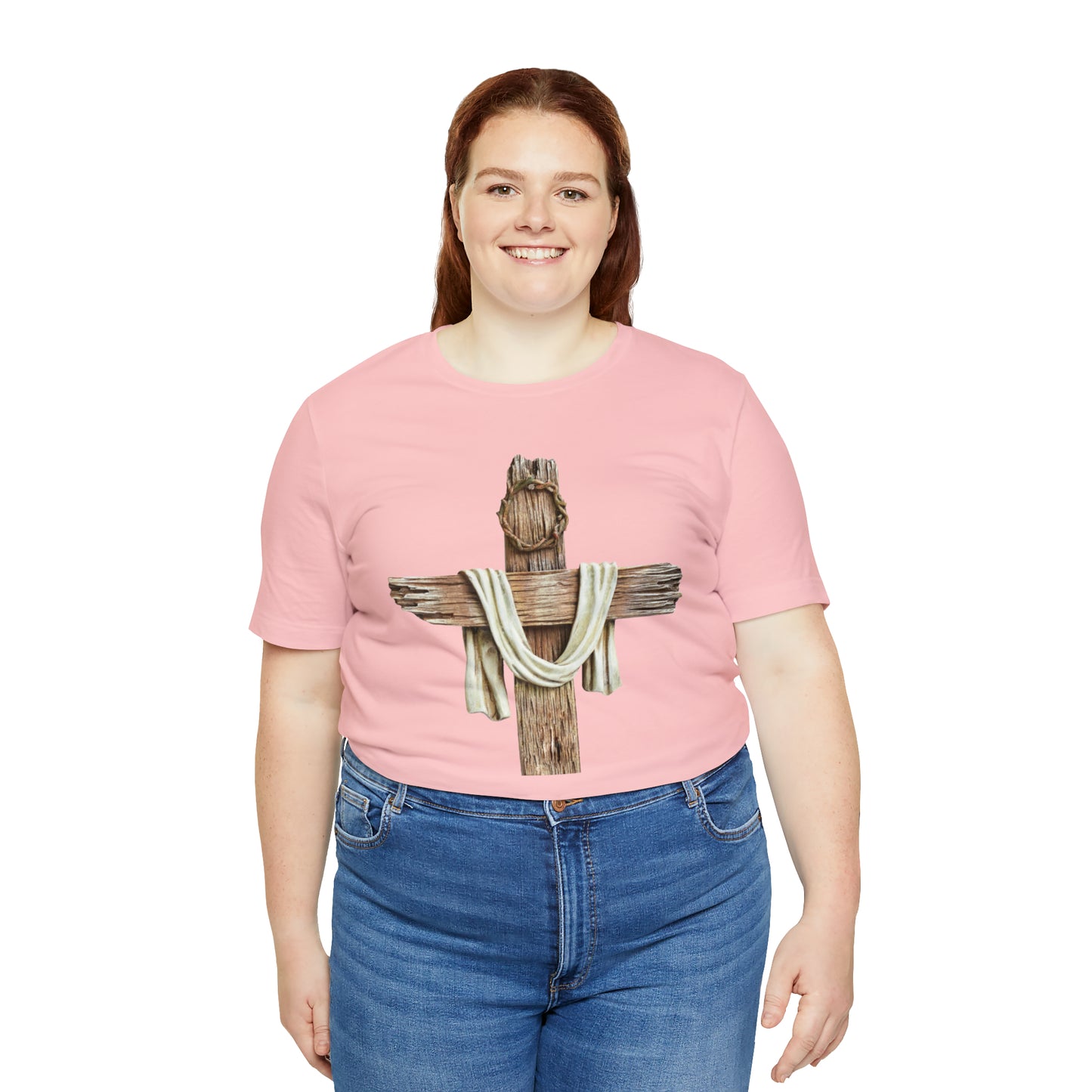 Realistic Cross Wood Shirt