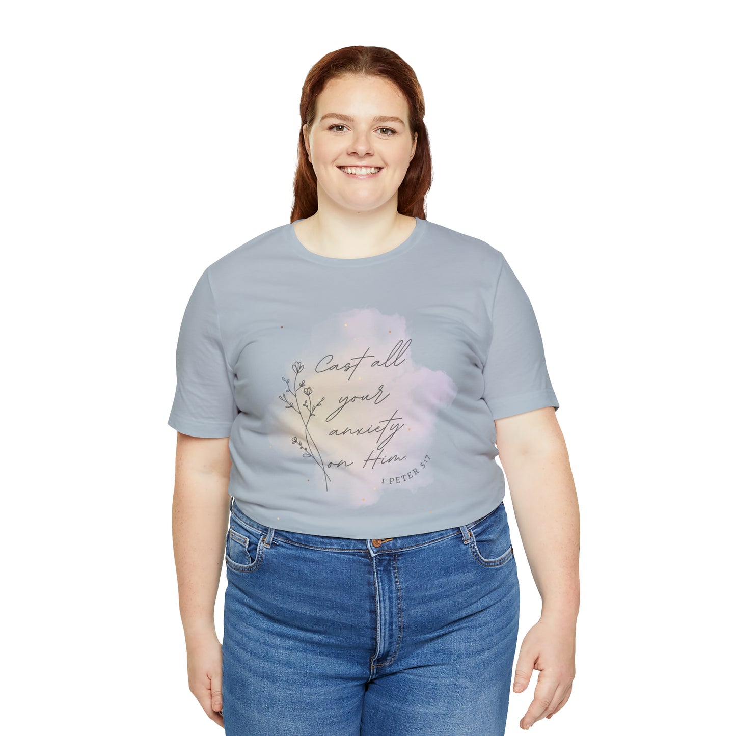 Cast All Your Anxiety On Him Bible Verse Shirt