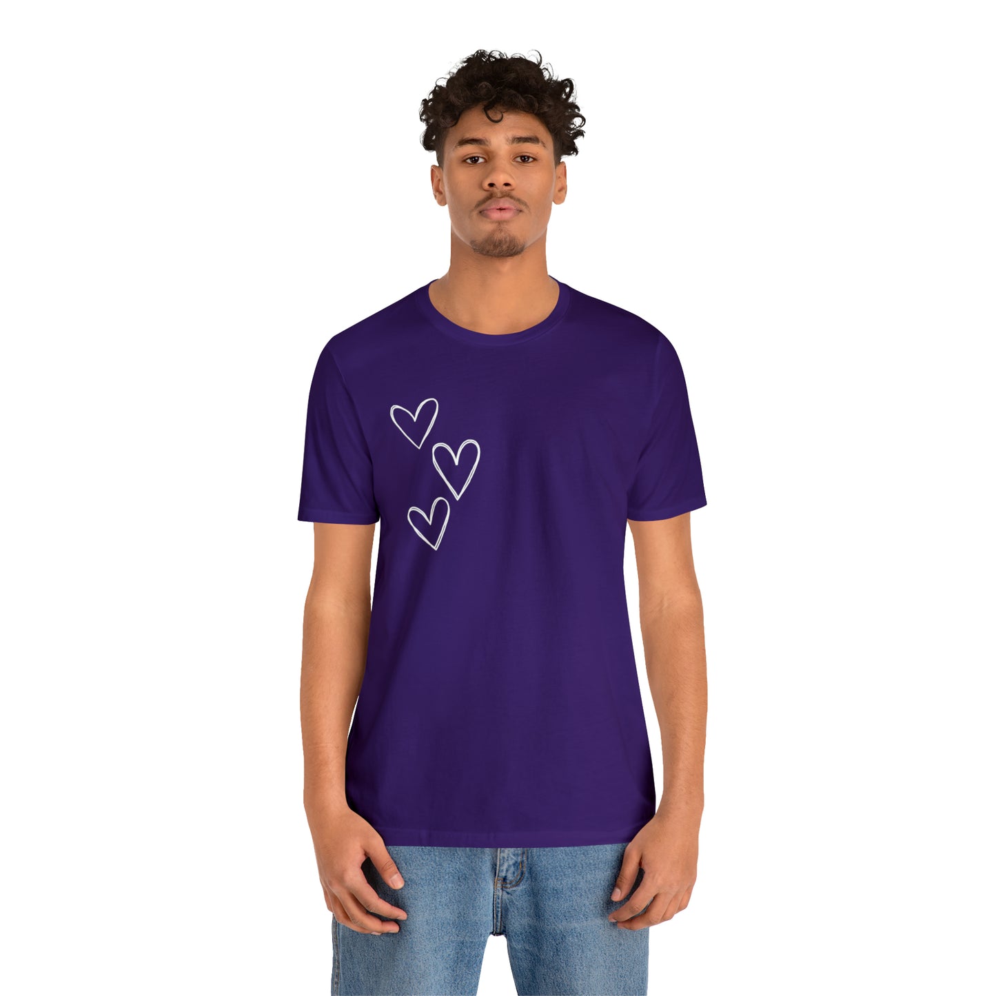 3 Hearts Simple Shirt