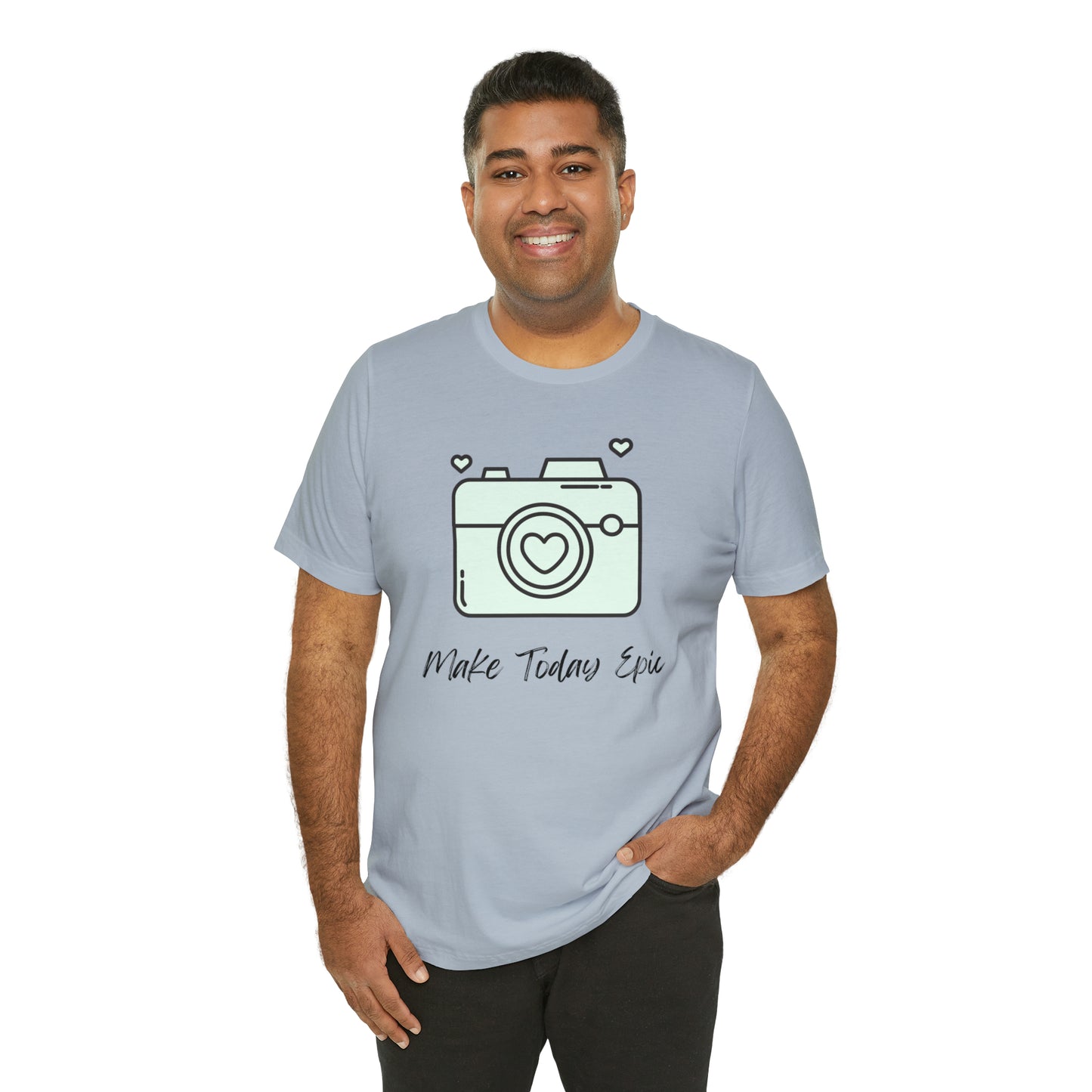 Make Today Epic Heart Camera Shirt