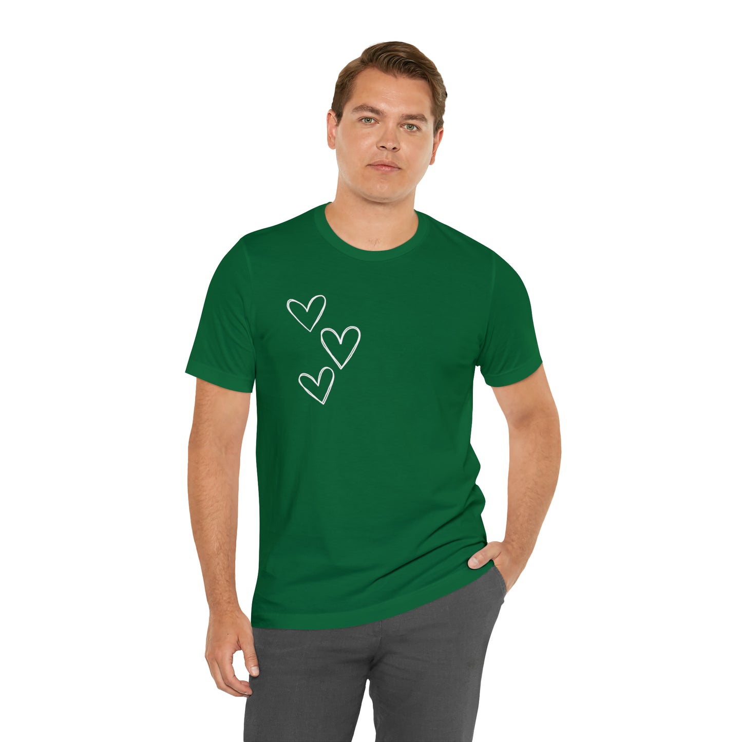 3 Hearts Simple Shirt