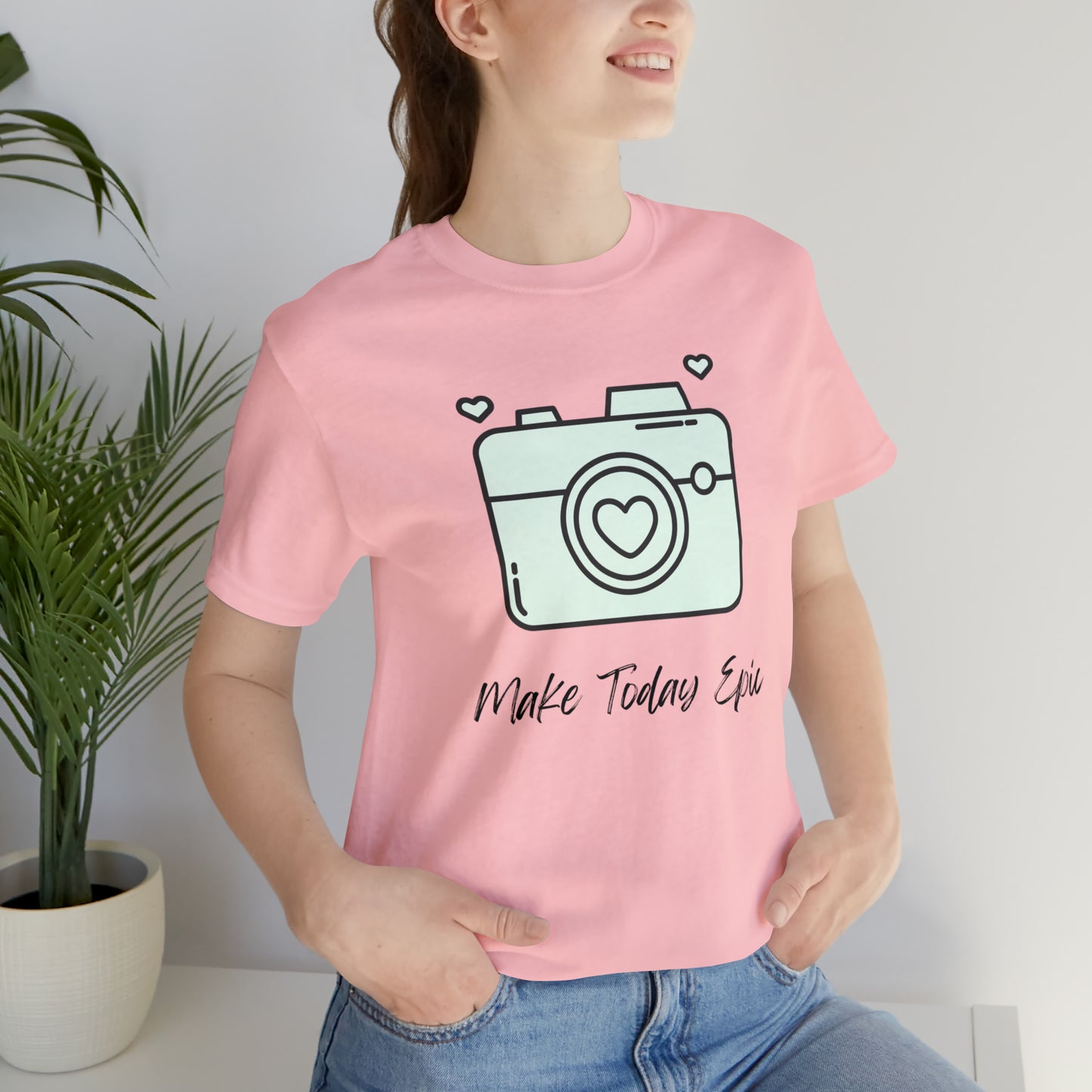 Make Today Epic Heart Camera Shirt