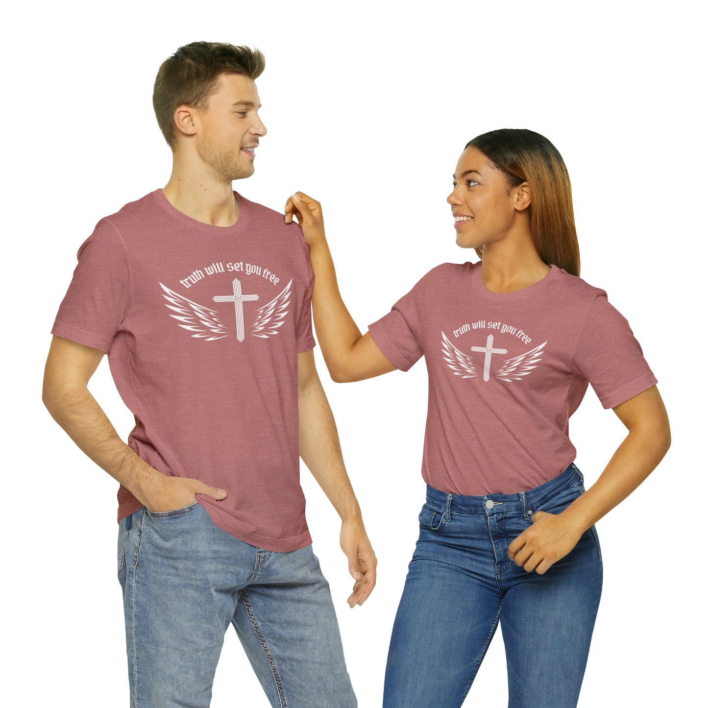 Truth Will Set You Free Cross Wings Shirt