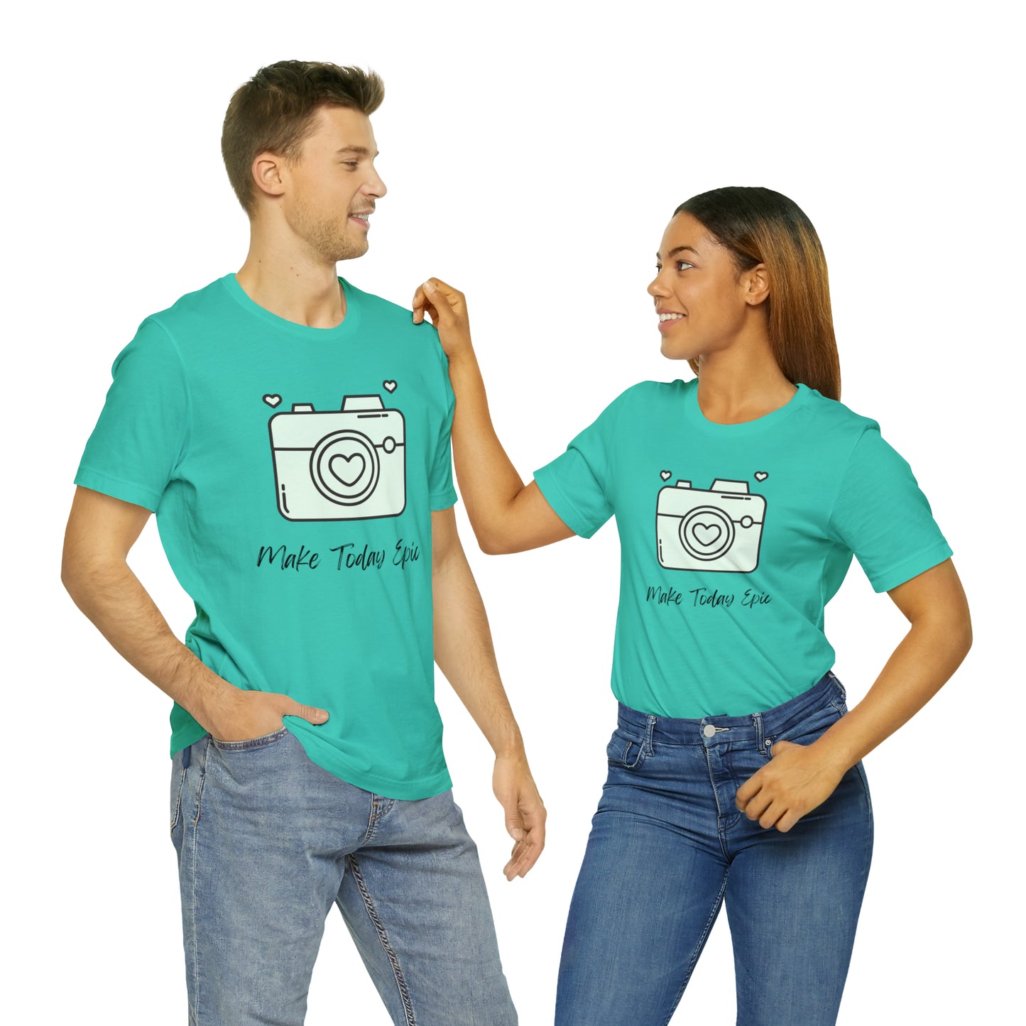 Make Today Epic Heart Camera Shirt