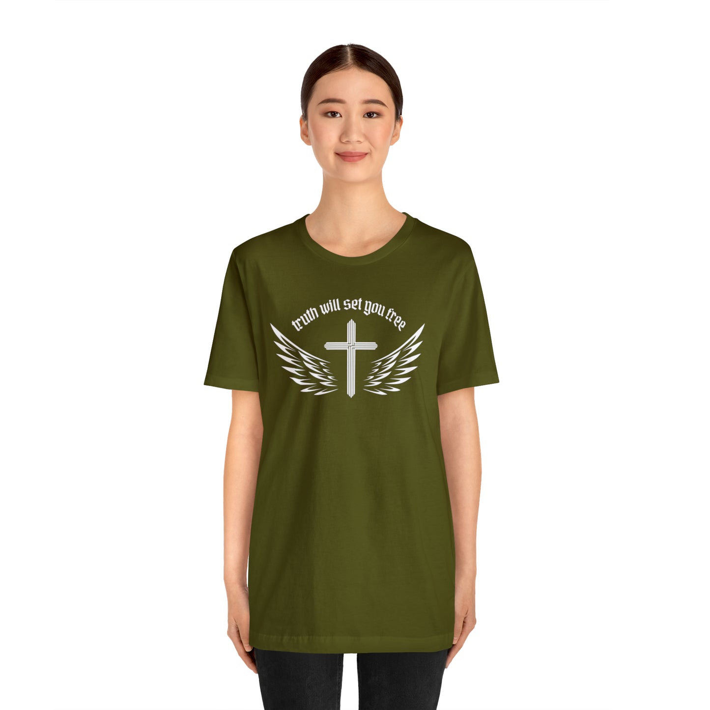 Truth Will Set You Free Cross Wings Shirt