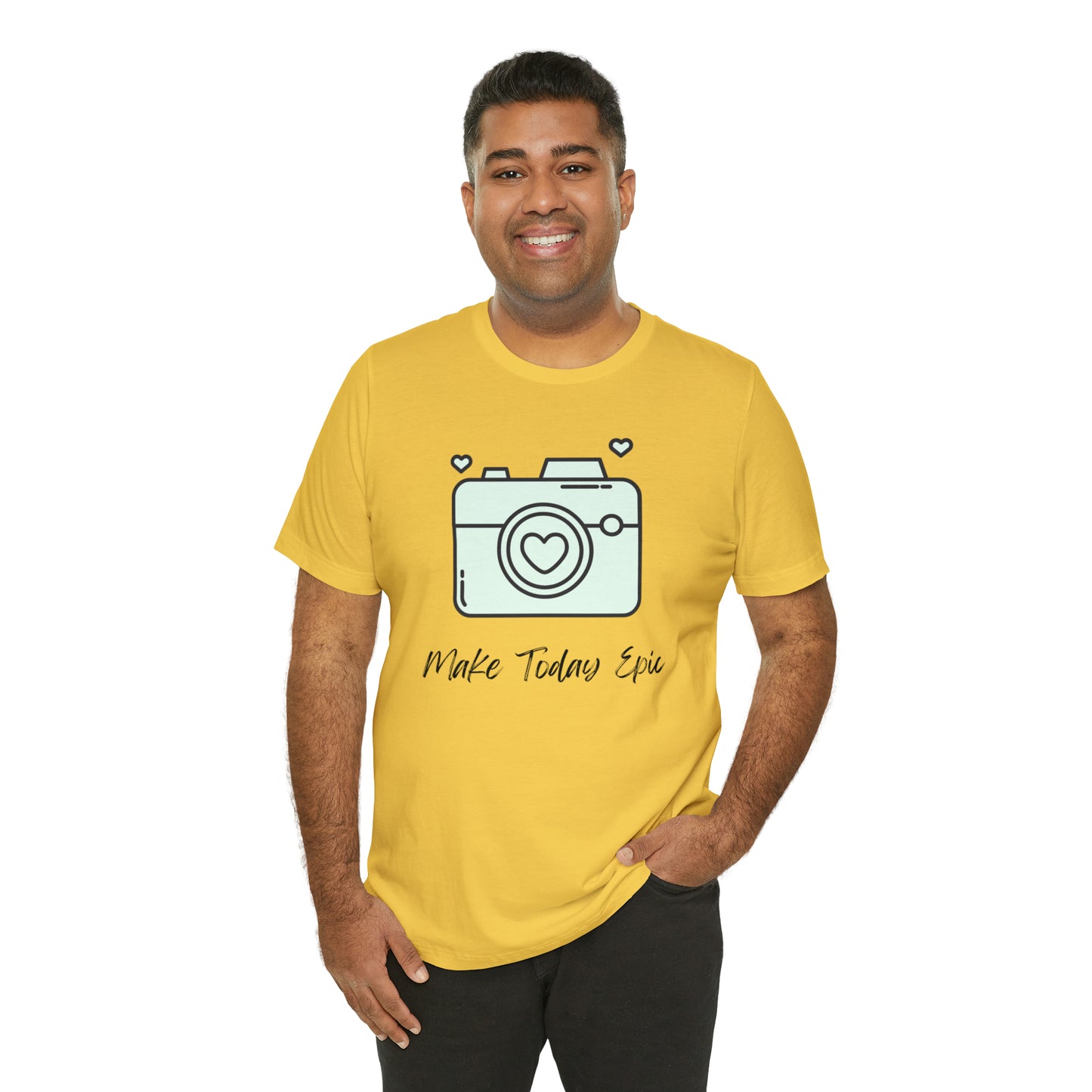 Make Today Epic Heart Camera Shirt