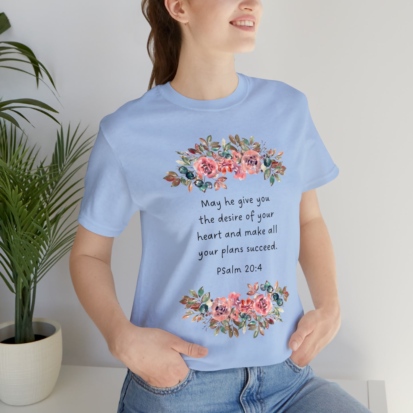 May He Give You The Desire of your Heart Psalms Bible Shirt