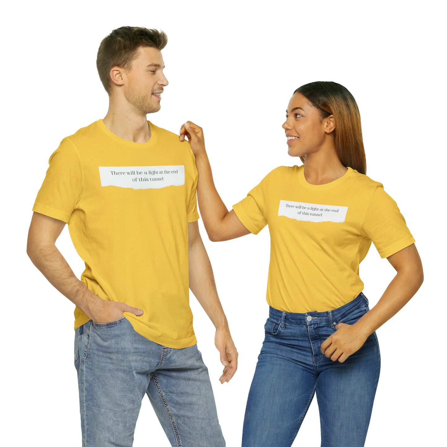 There Will Be A Light At The End Of This Tunnel Motivational Shirt