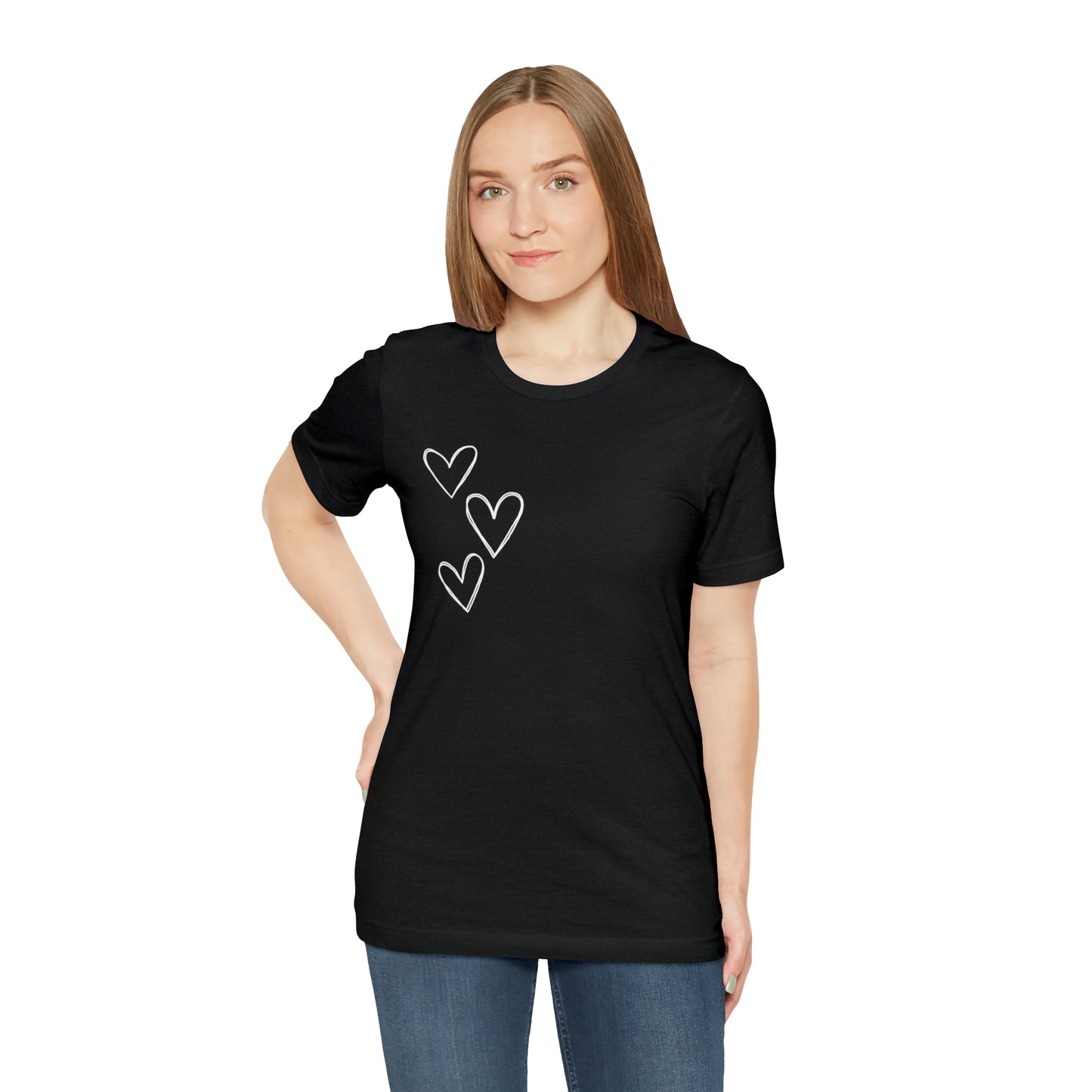 3 Hearts Simple Shirt