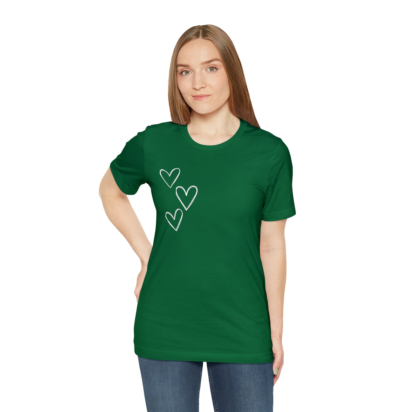 3 Hearts Simple Shirt