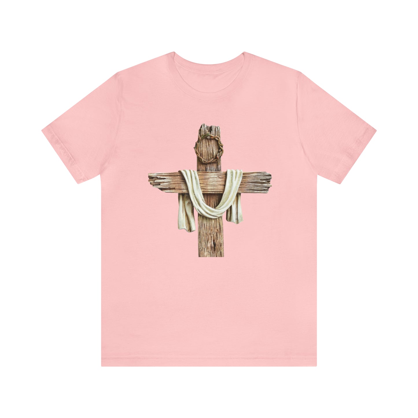 Realistic Cross Wood Shirt