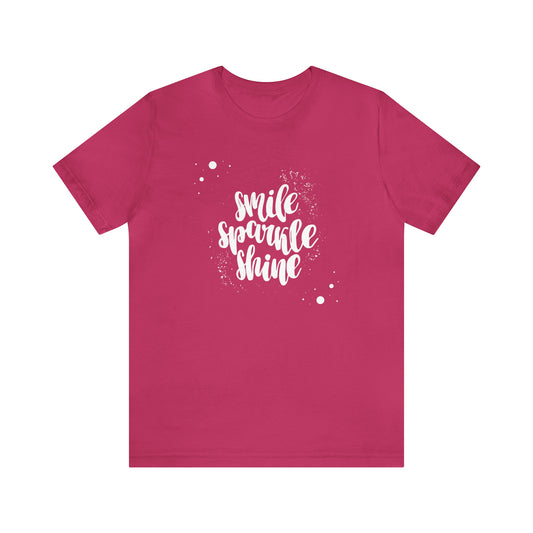 Smile, Sparkle, Shine Paint Splash Shirt