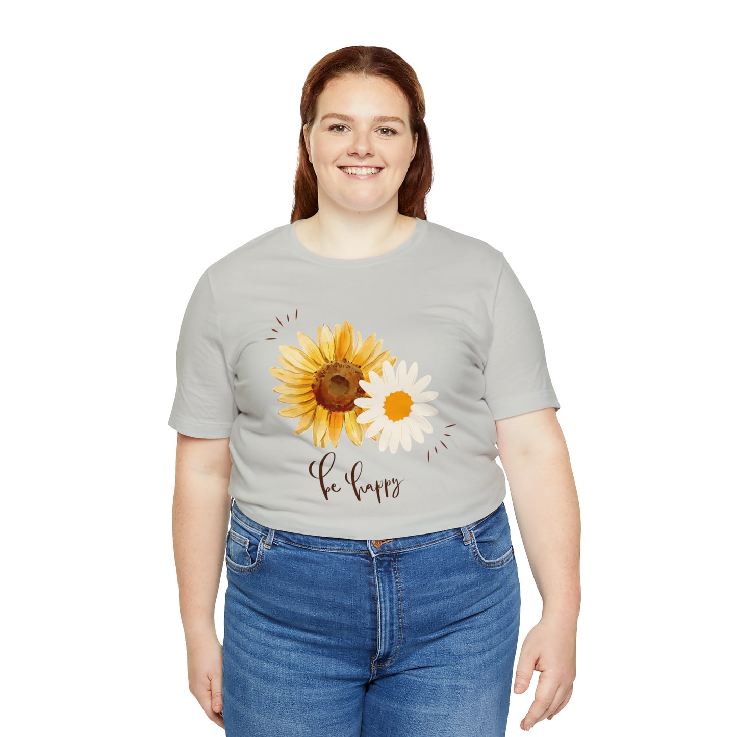 Be Happy Flower Shirt