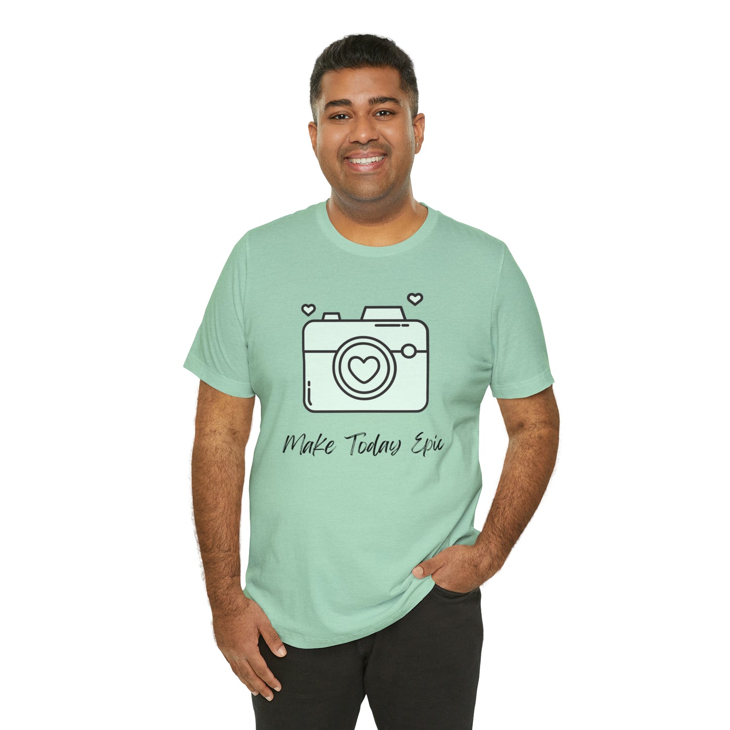 Make Today Epic Heart Camera Shirt