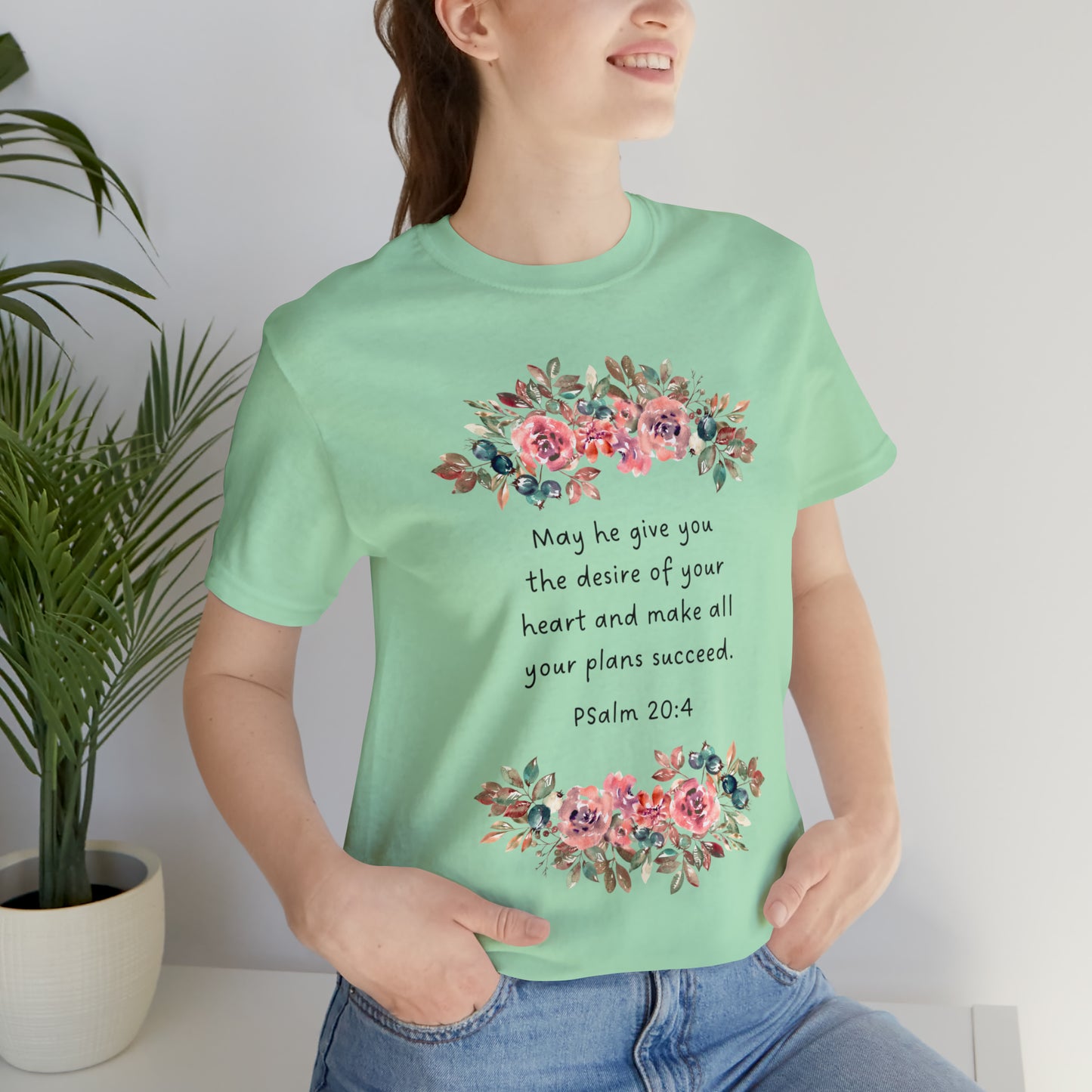 May He Give You The Desire of your Heart Psalms Bible Shirt