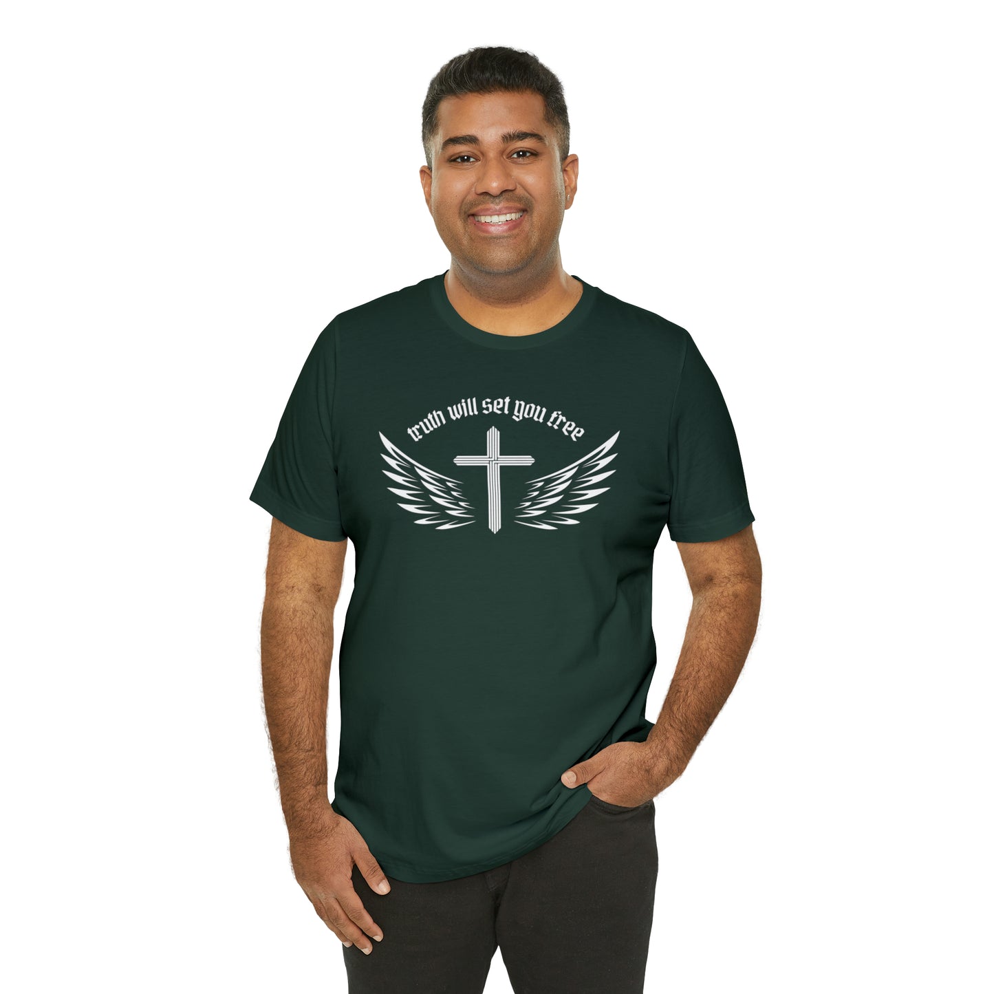 Truth Will Set You Free Cross Wings Shirt