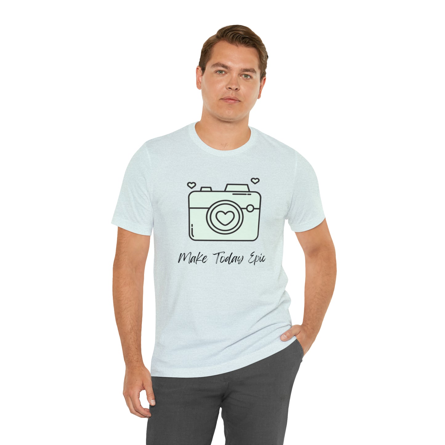 Make Today Epic Heart Camera Shirt
