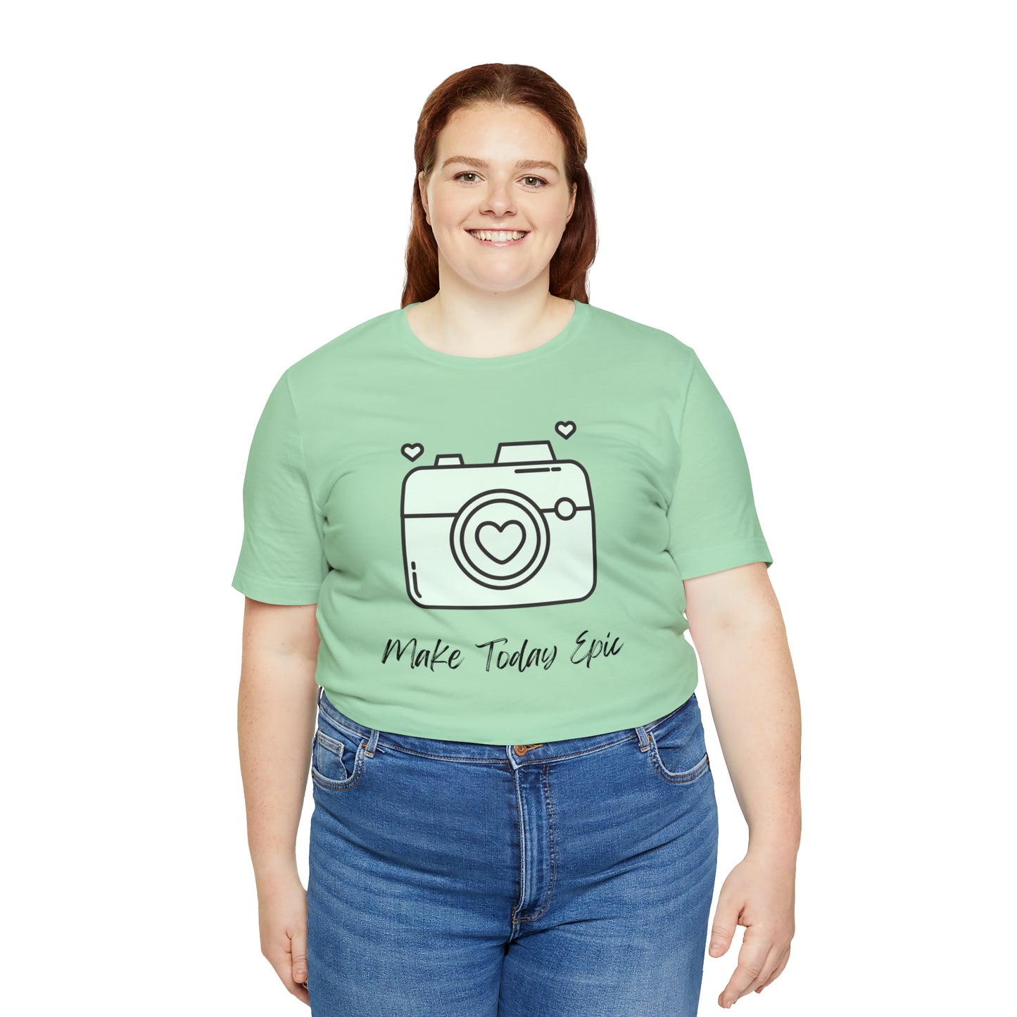 Make Today Epic Heart Camera Shirt
