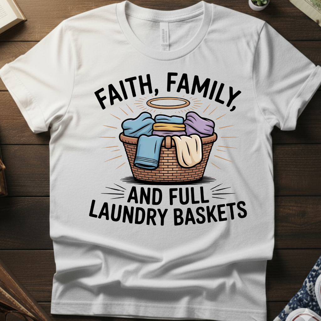 Faith, Family, & Full Laundry Baskets