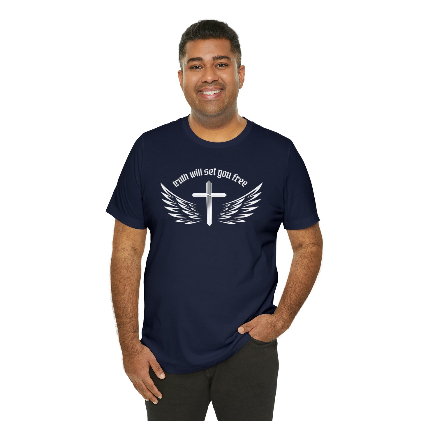 Truth Will Set You Free Cross Wings Shirt