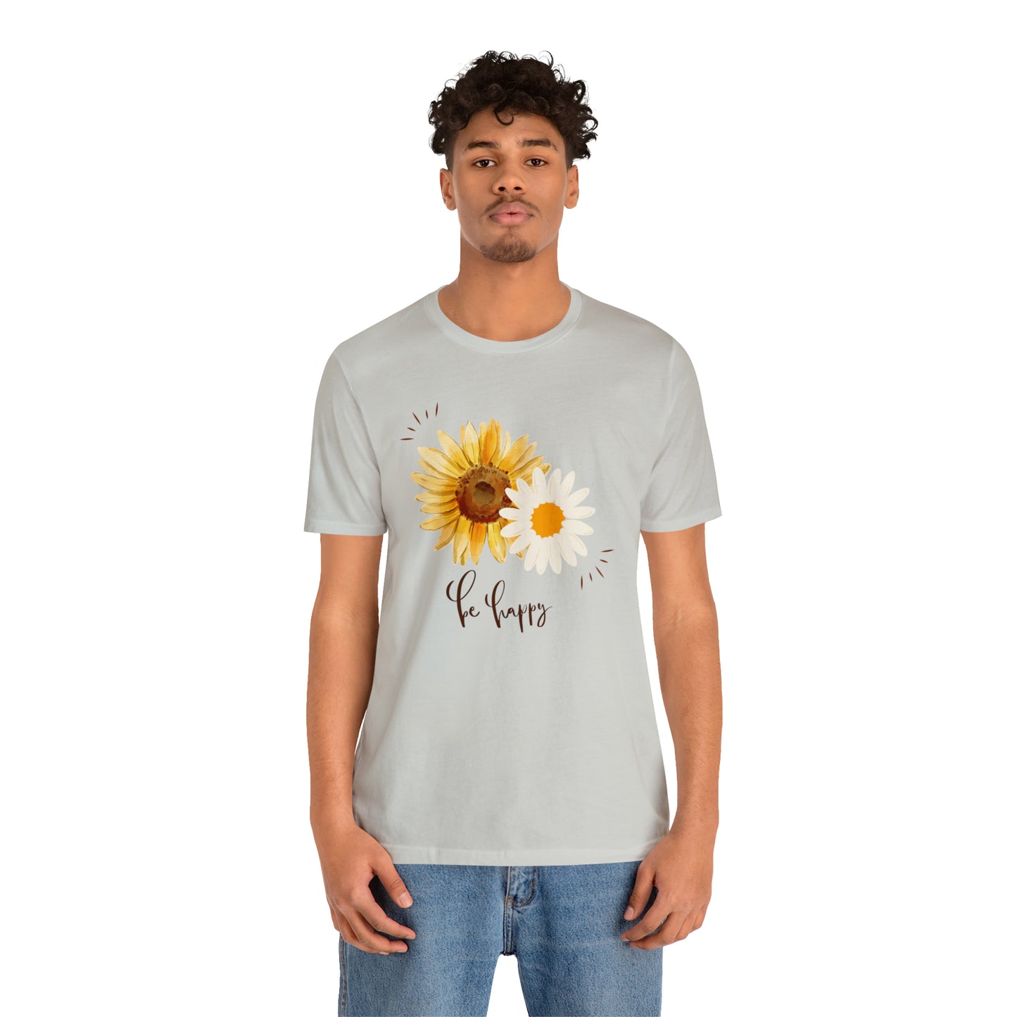 Be Happy Flower Shirt