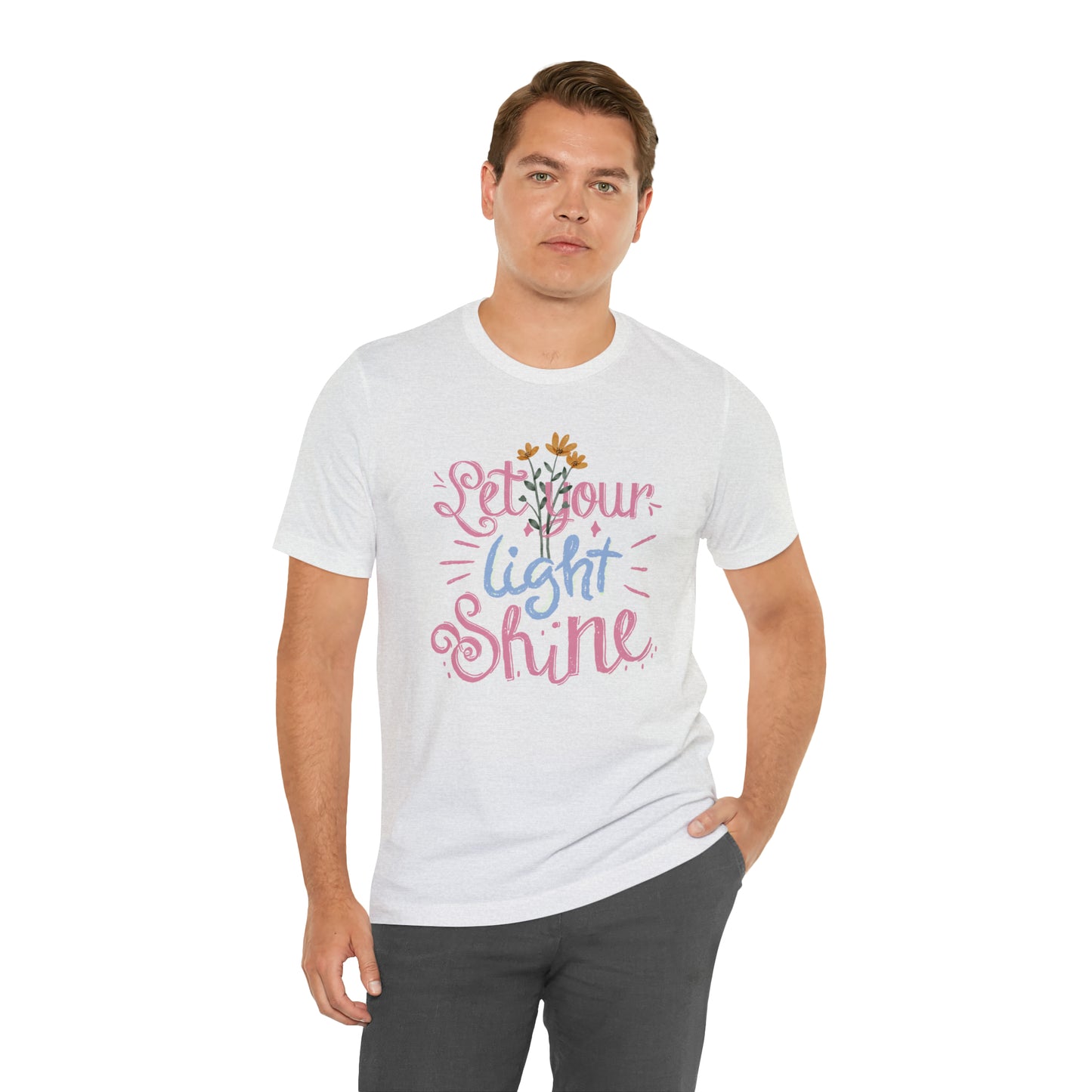 Let Your Light Shine Flower Shirt