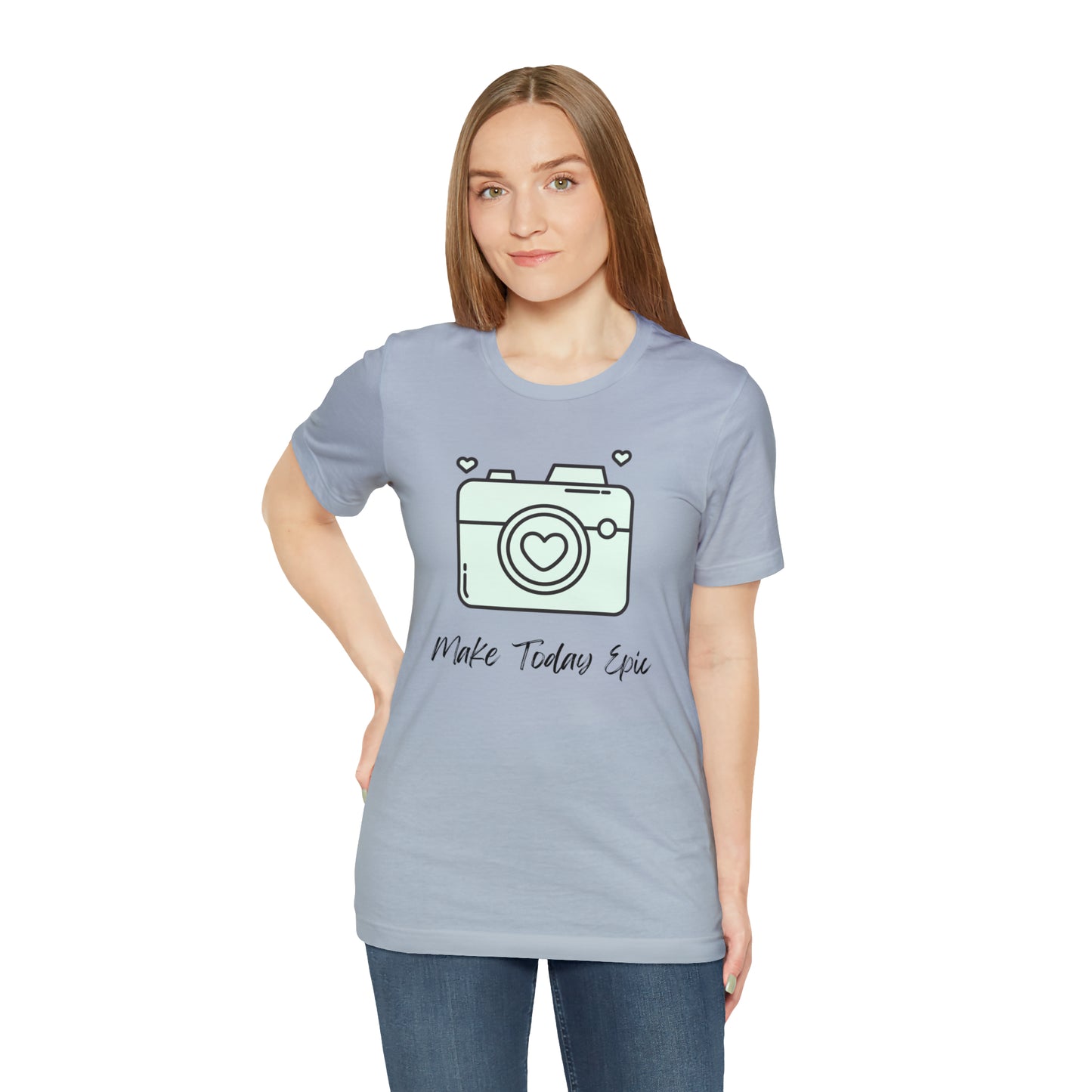 Make Today Epic Heart Camera Shirt