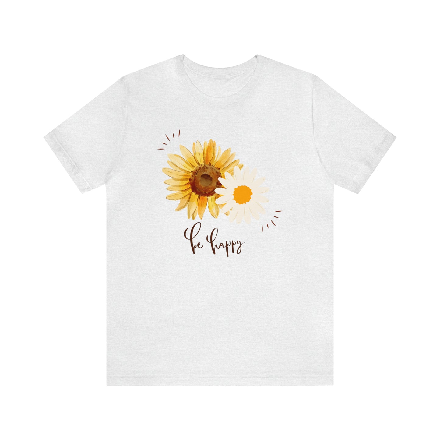 Be Happy Flower Shirt