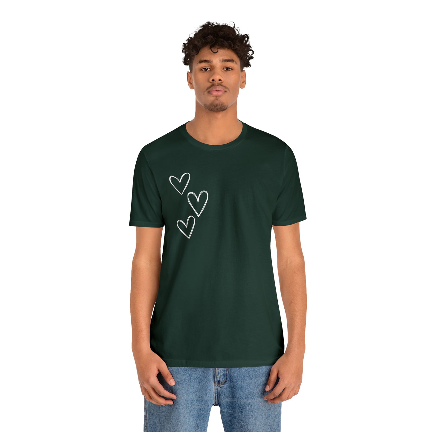 3 Hearts Simple Shirt