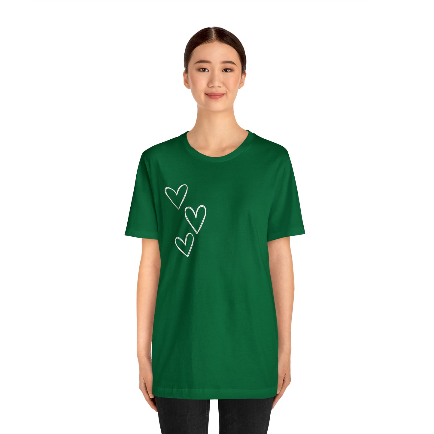 3 Hearts Simple Shirt