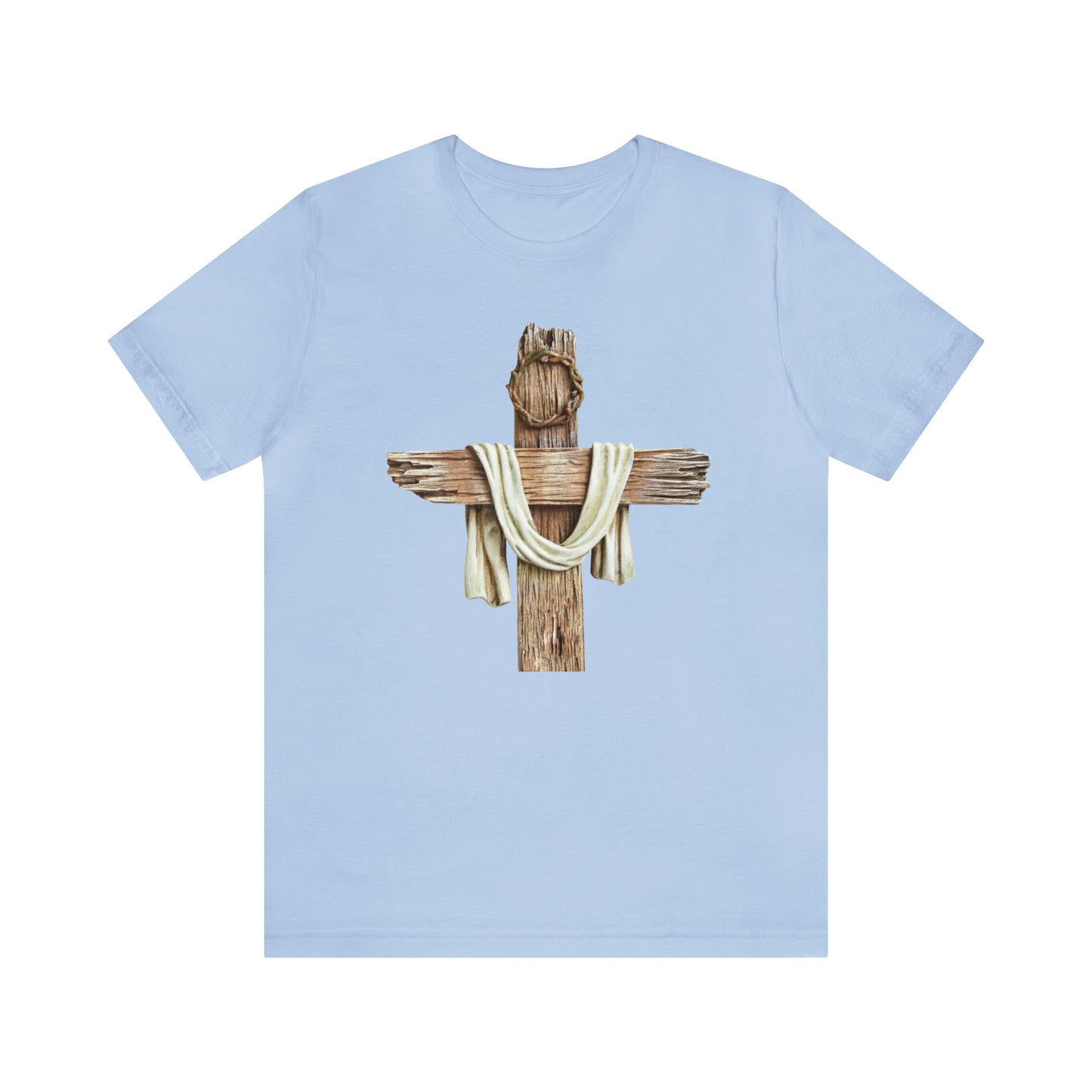 Realistic Cross Wood Shirt