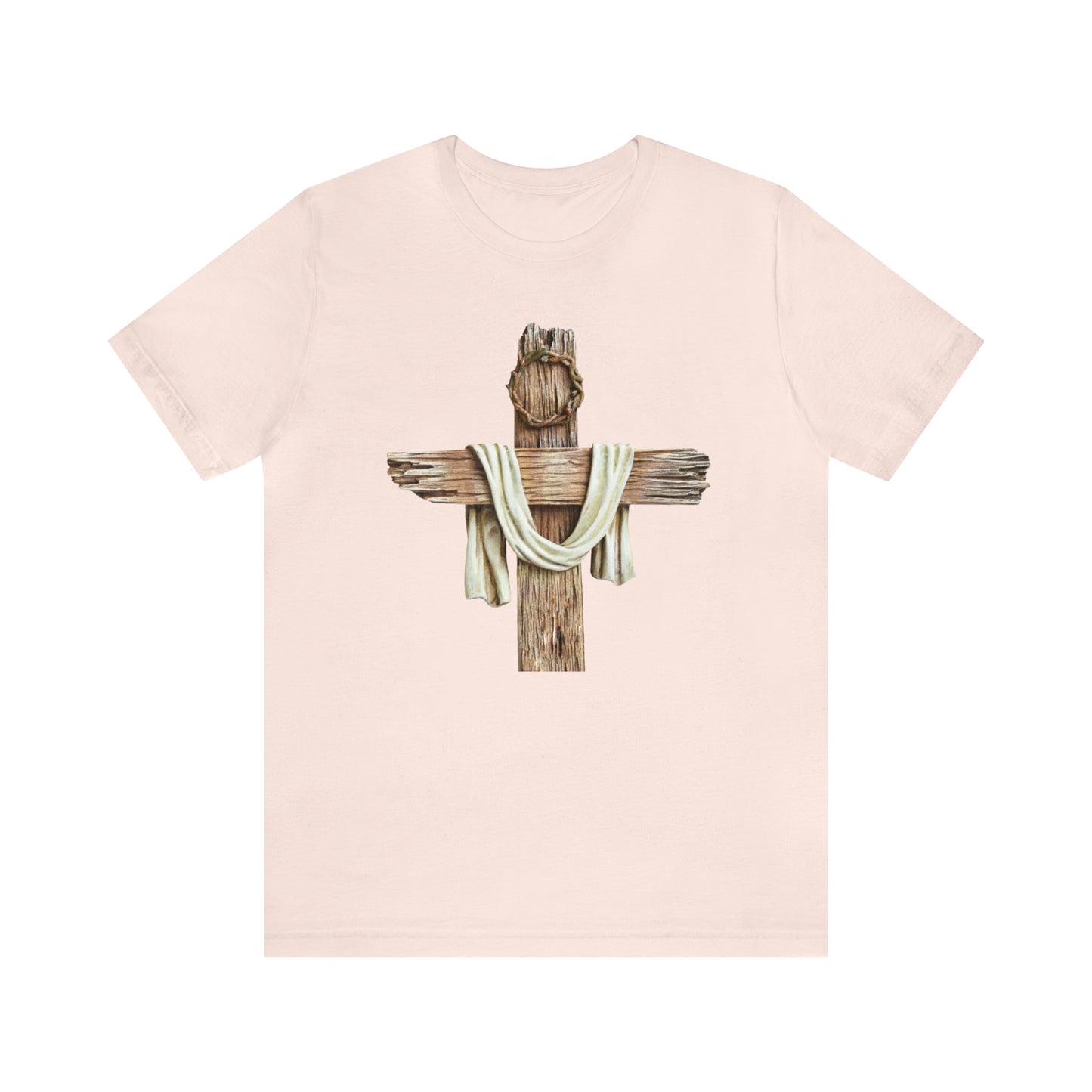 Realistic Cross Wood Shirt